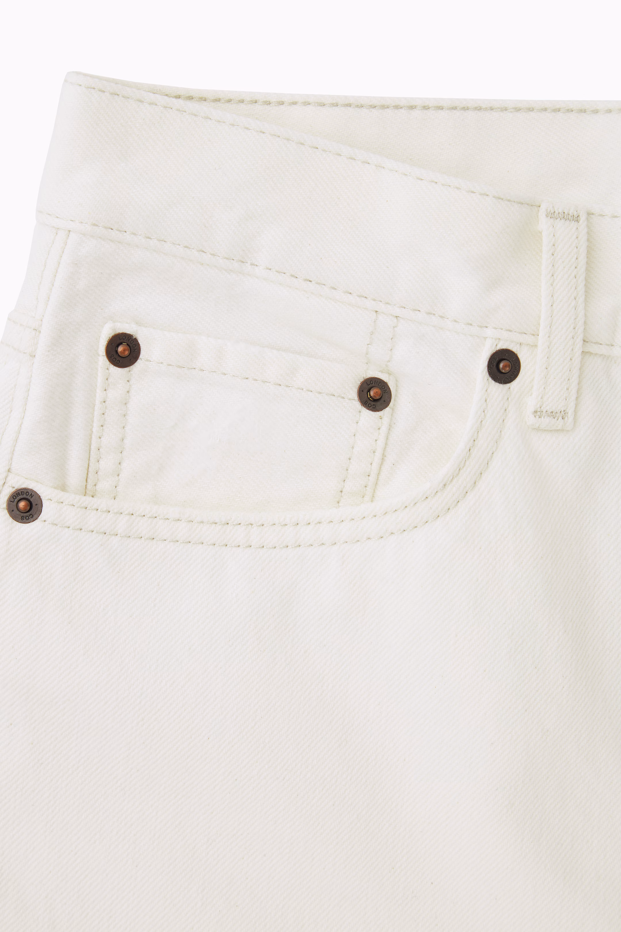 COLUMN STRAIGHT-LEG JEANS