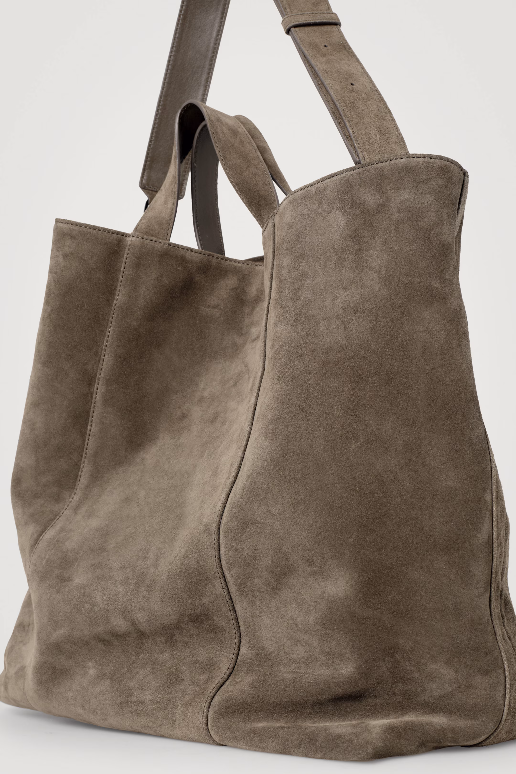 CONVERTIBLE TOTE BAG - SUEDE