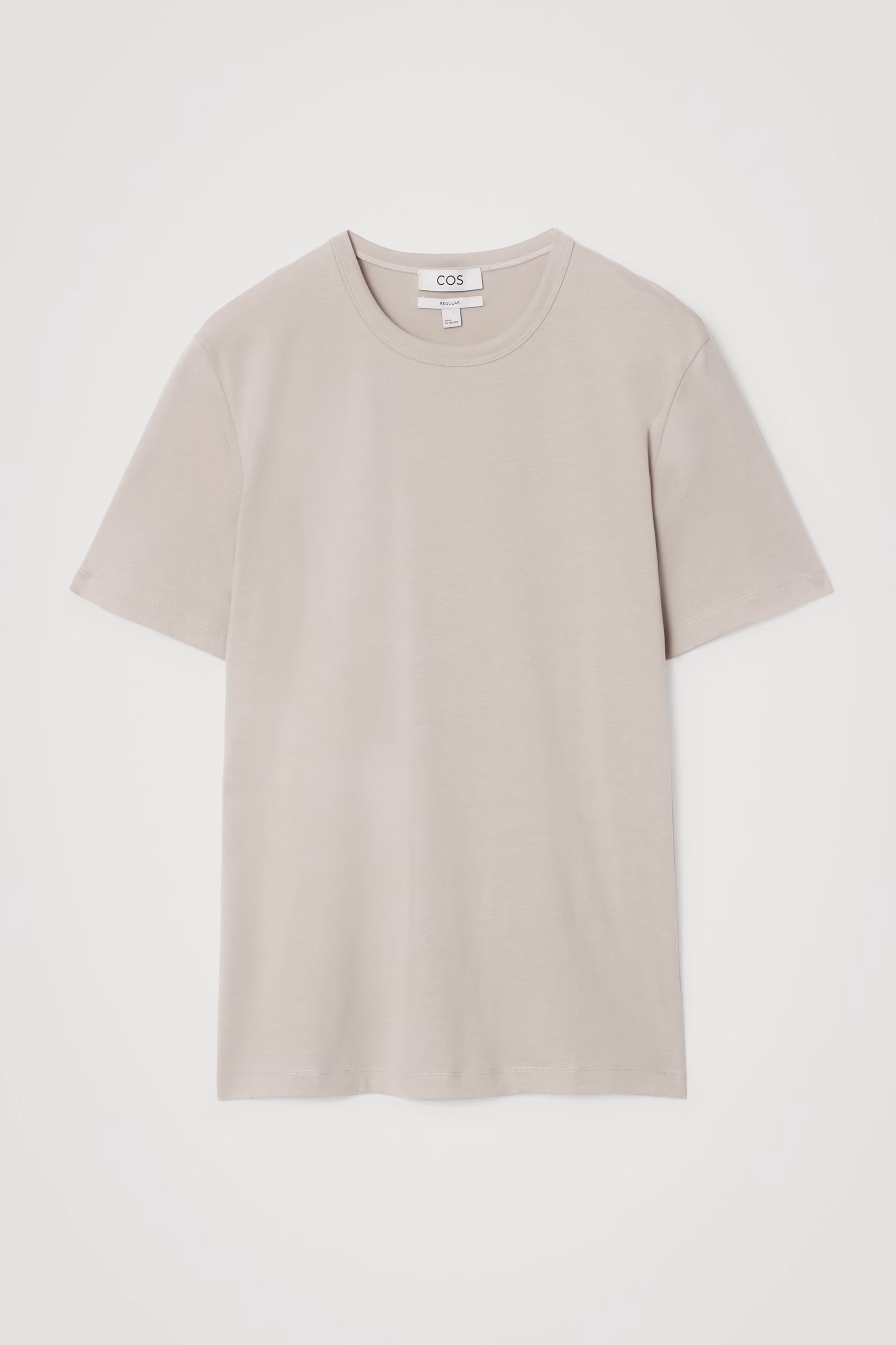 REGULAR LIGHTWEIGHT BRUSHED-COTTON T-SHIRT