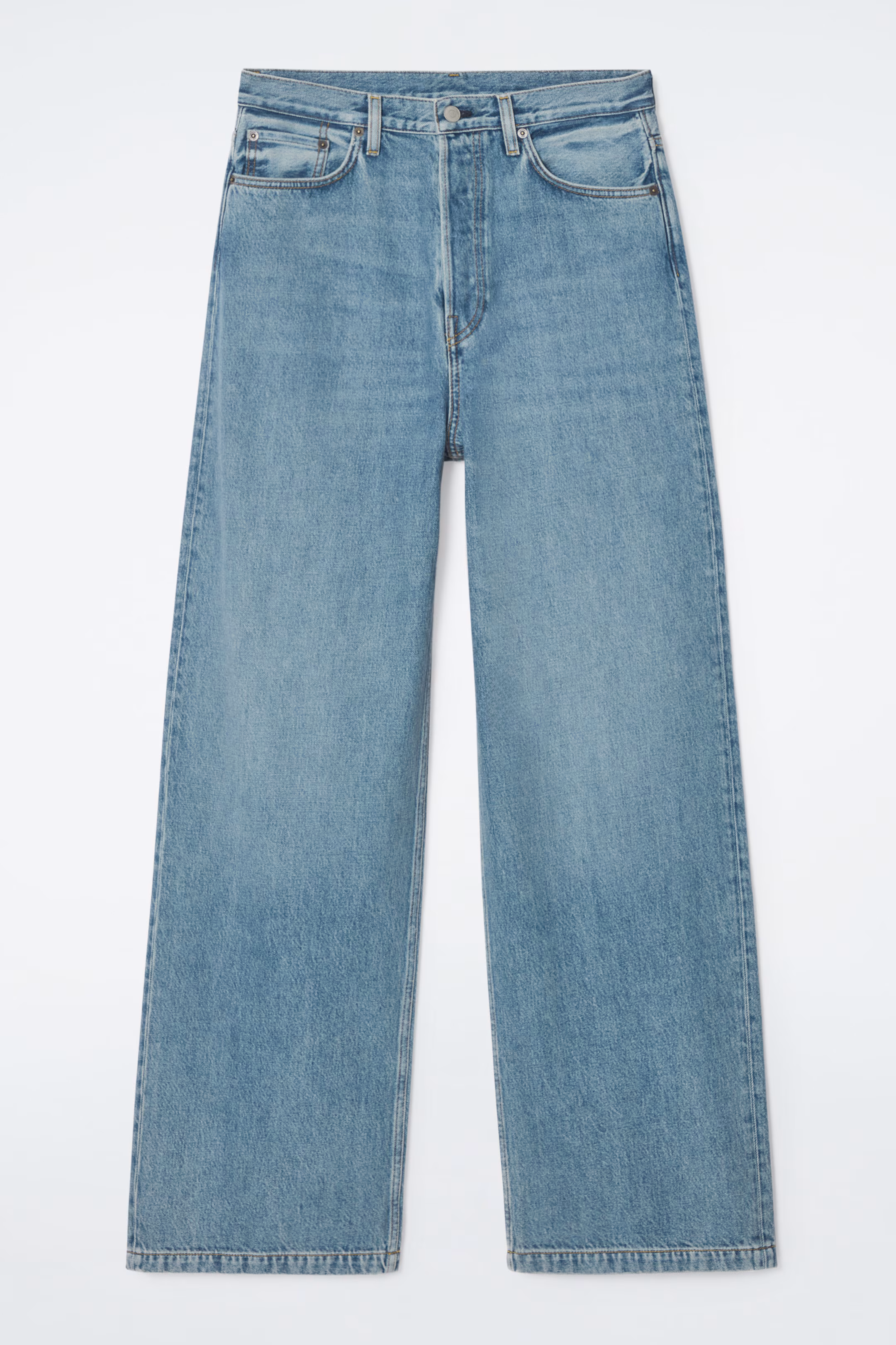 VOLUME WIDE-LEG JEANS