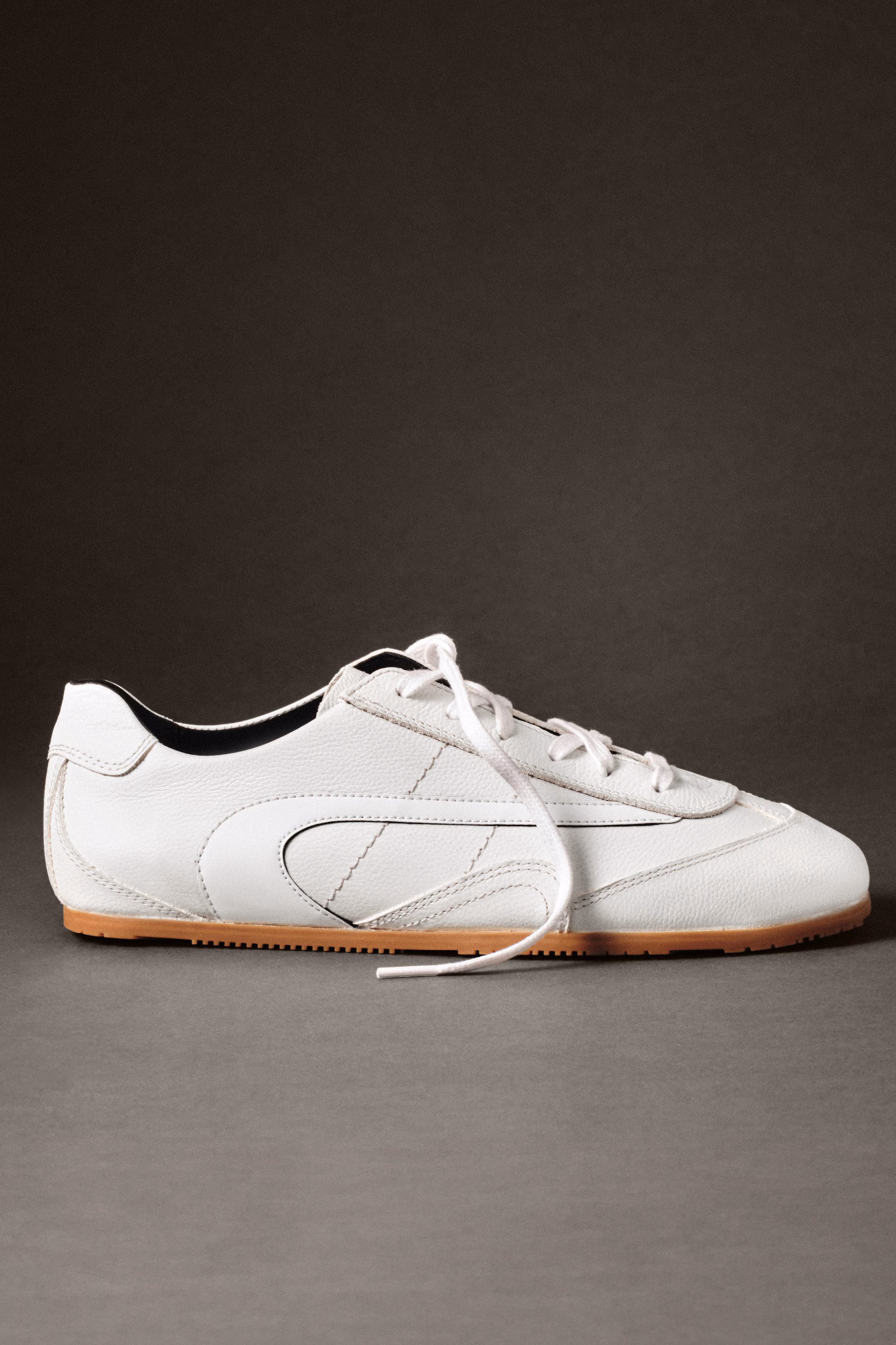 MINIMAL SUEDE TRAINERS