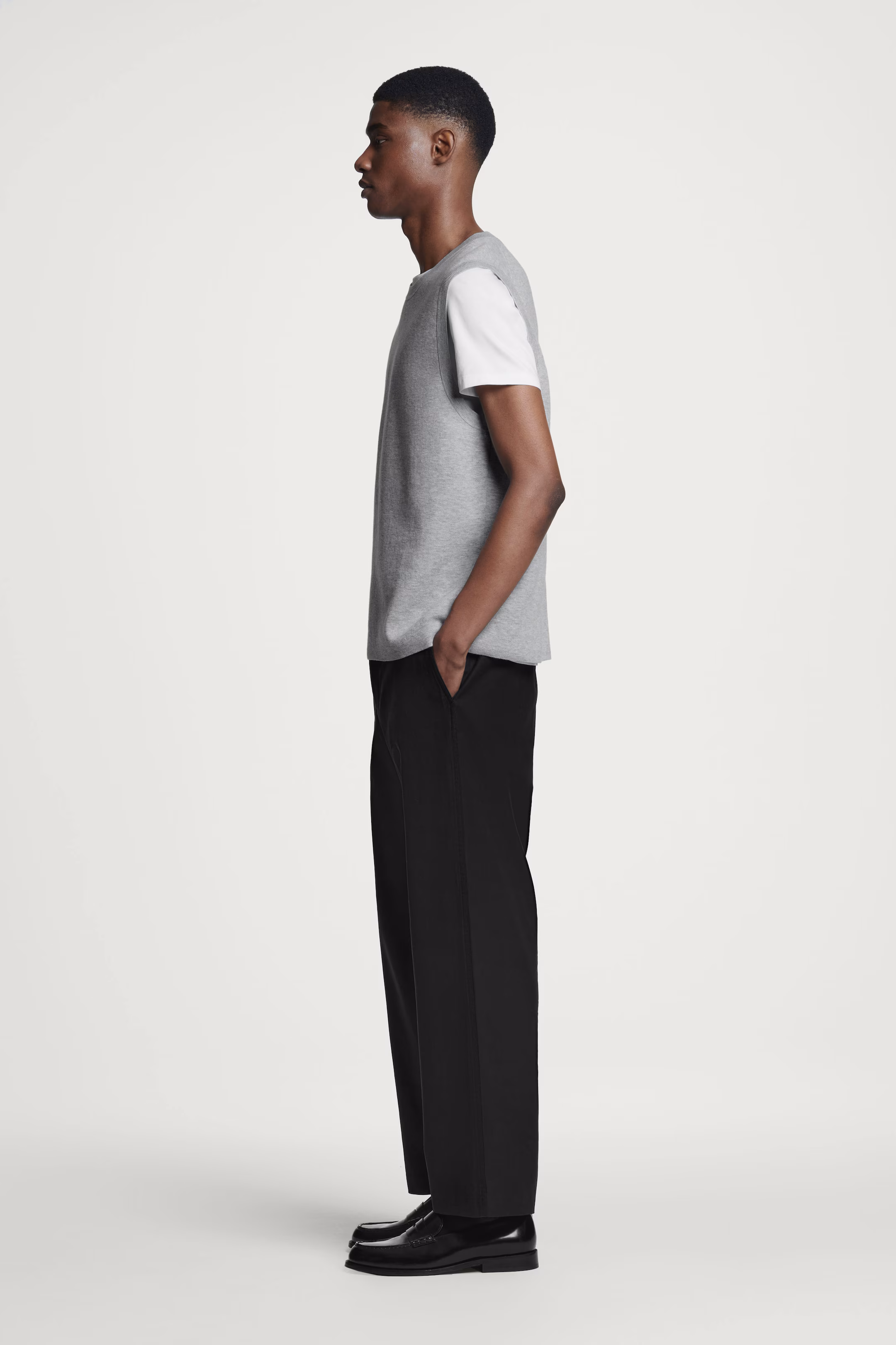 DOUBLE-FACED KNITTED TANK