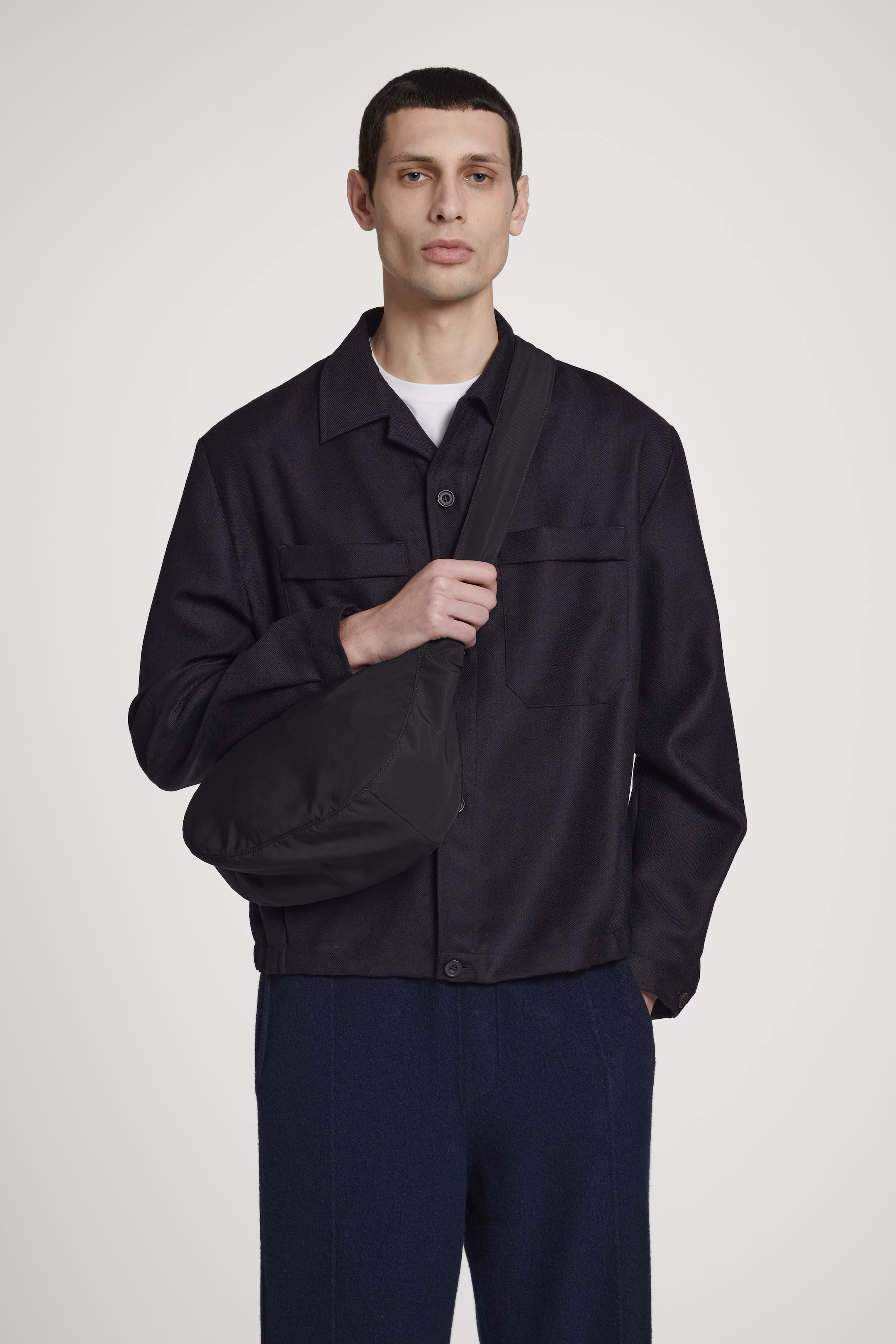 CROSSBODY SADDLE BAG - NYLON