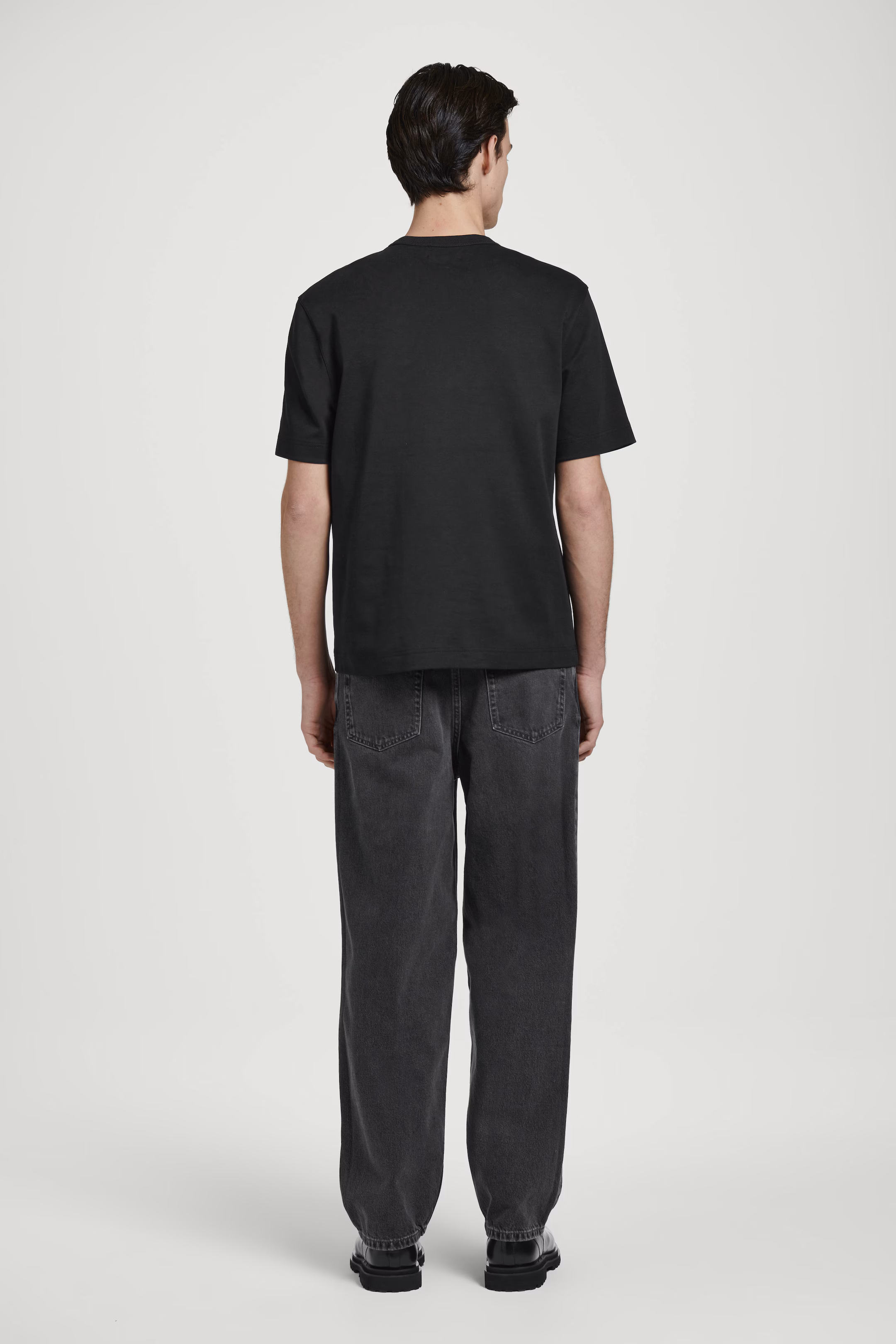 INTERLOCK COTTON CREW-NECK T-SHIRT