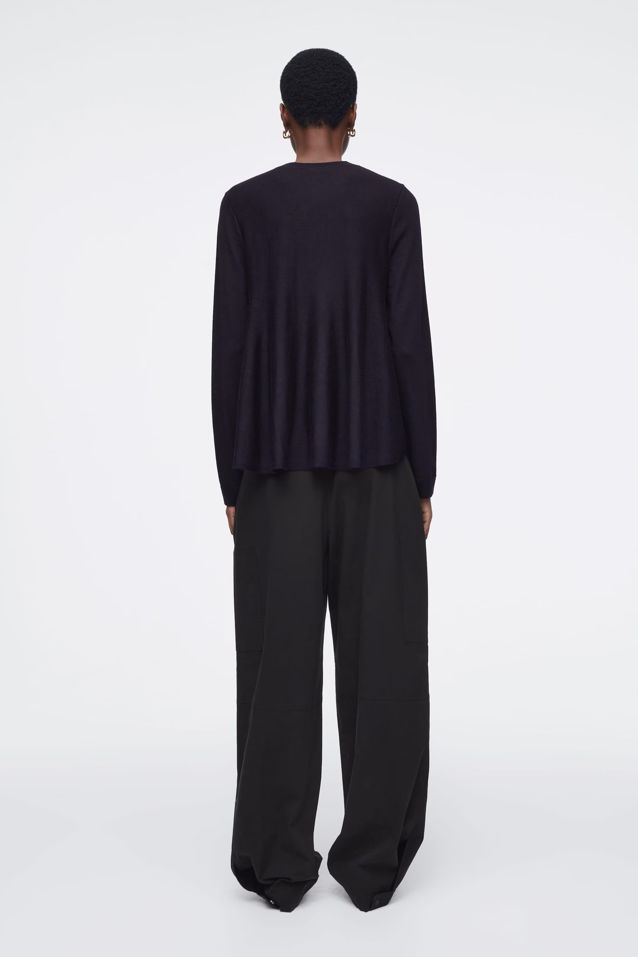 TRAPEZE MERINO WOOL JUMPER