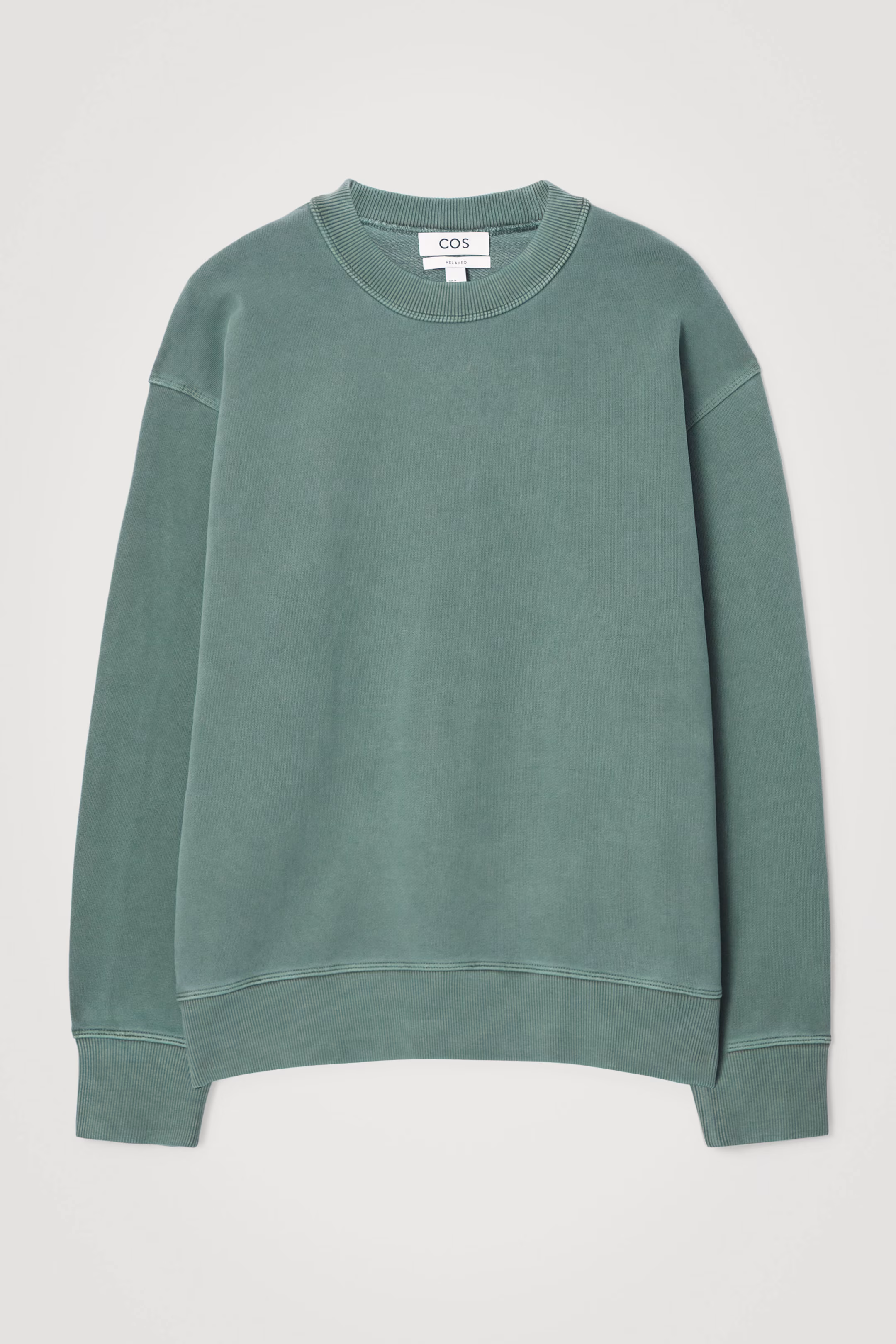 RELAXED WASHED-COTTON SWEATSHIRT