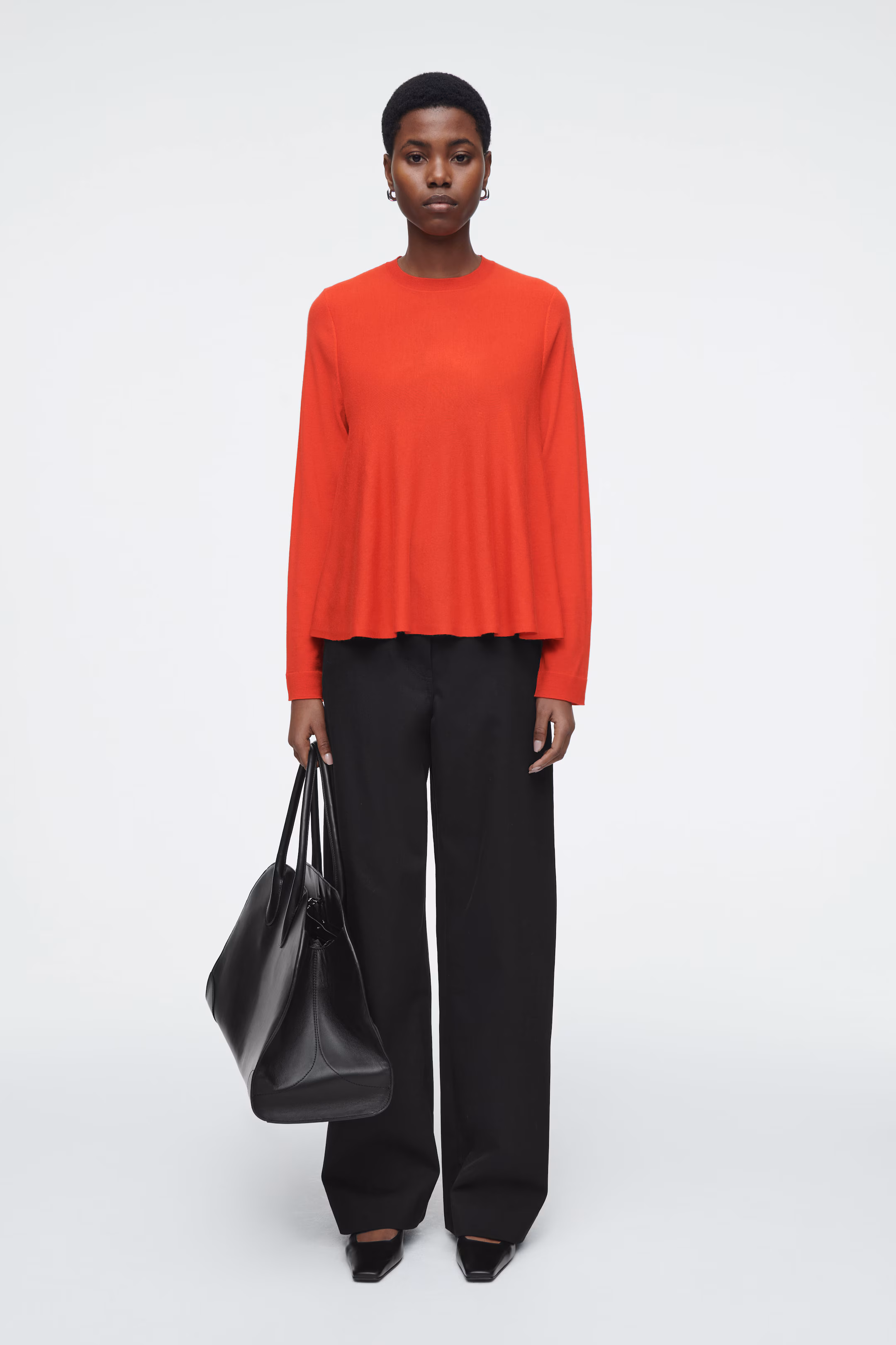 TRAPEZE MERINO WOOL JUMPER