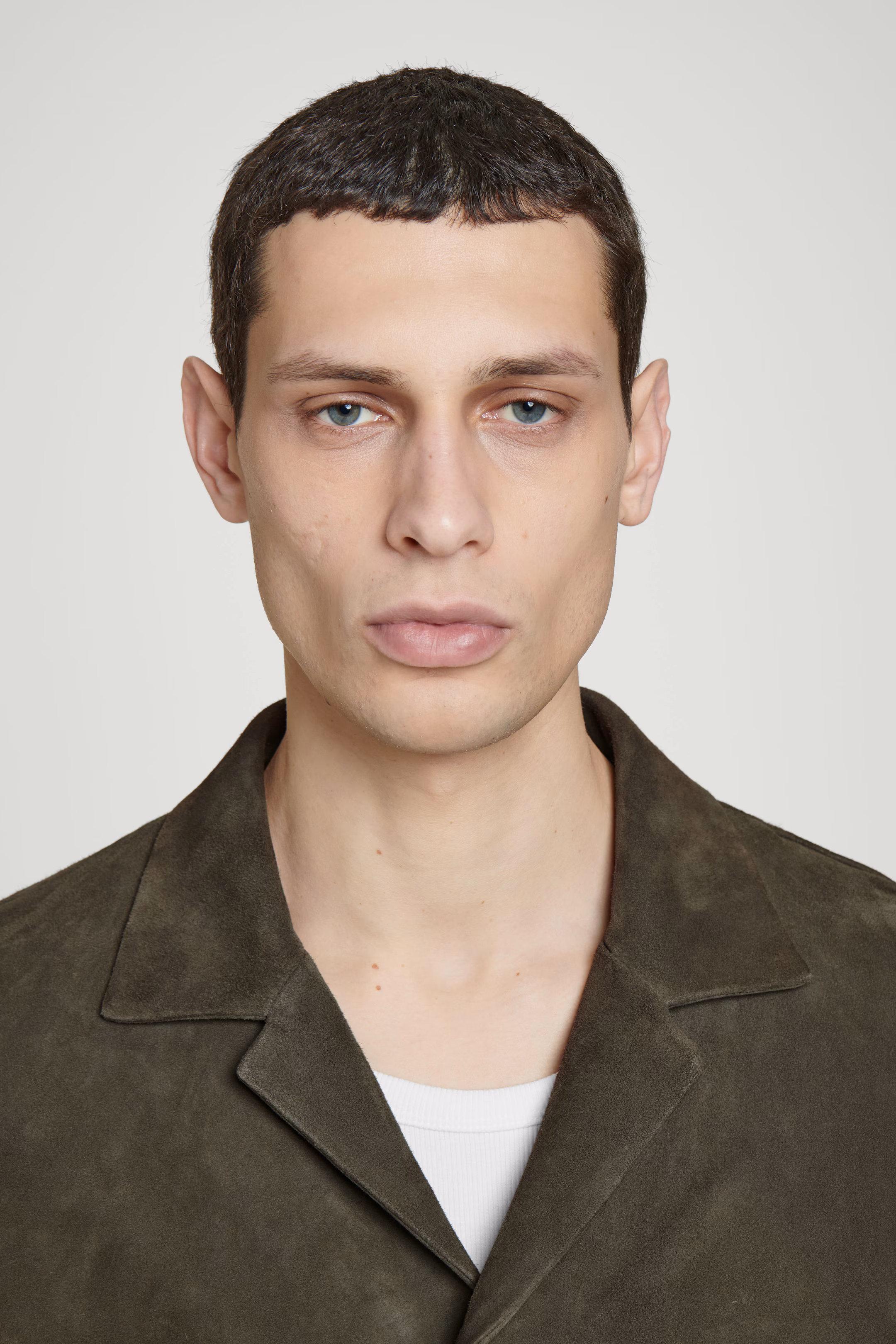 SINGLE-BREASTED SUEDE JACKET