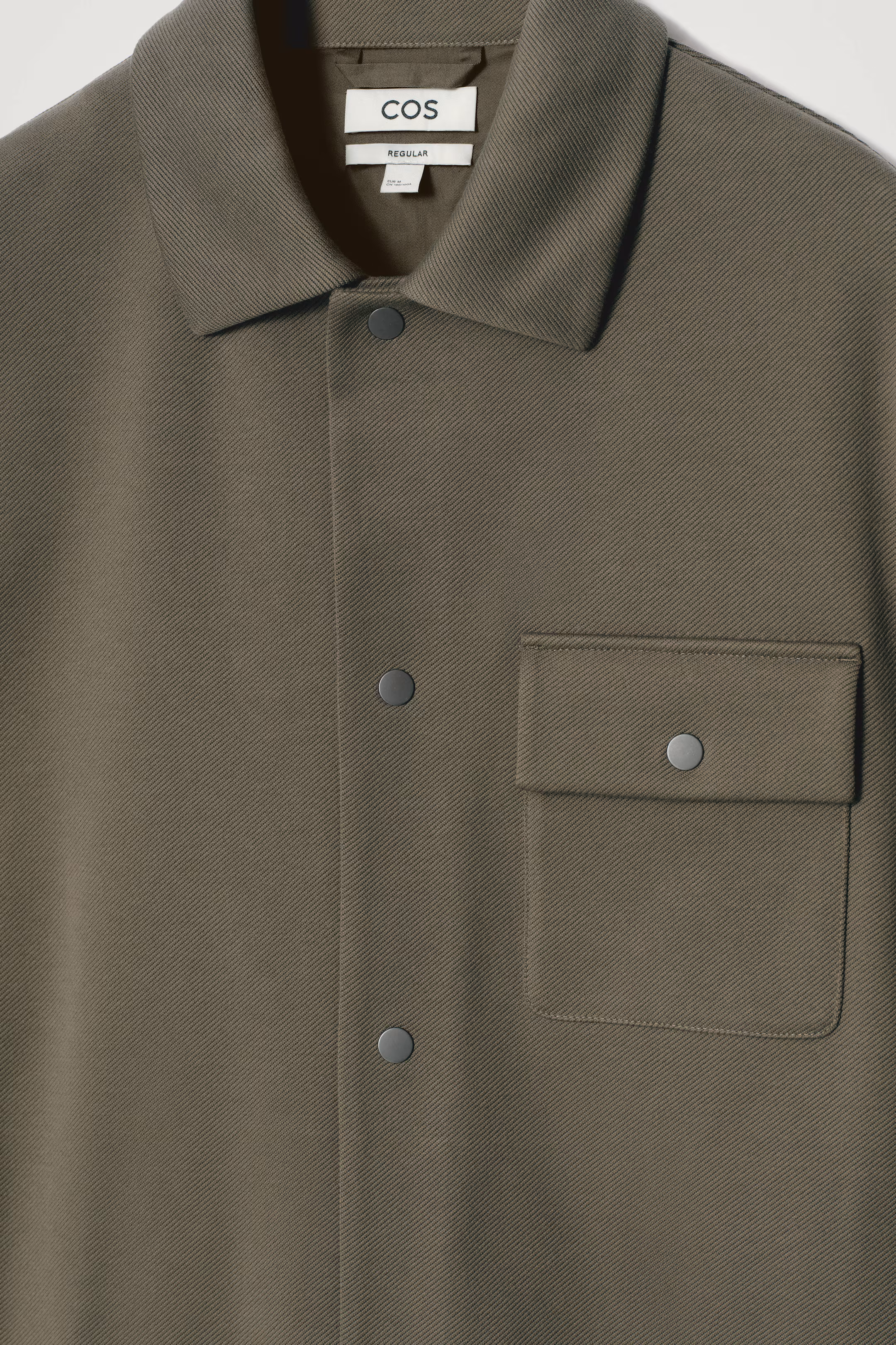 JERSEY-TWILL SHIRT JACKET