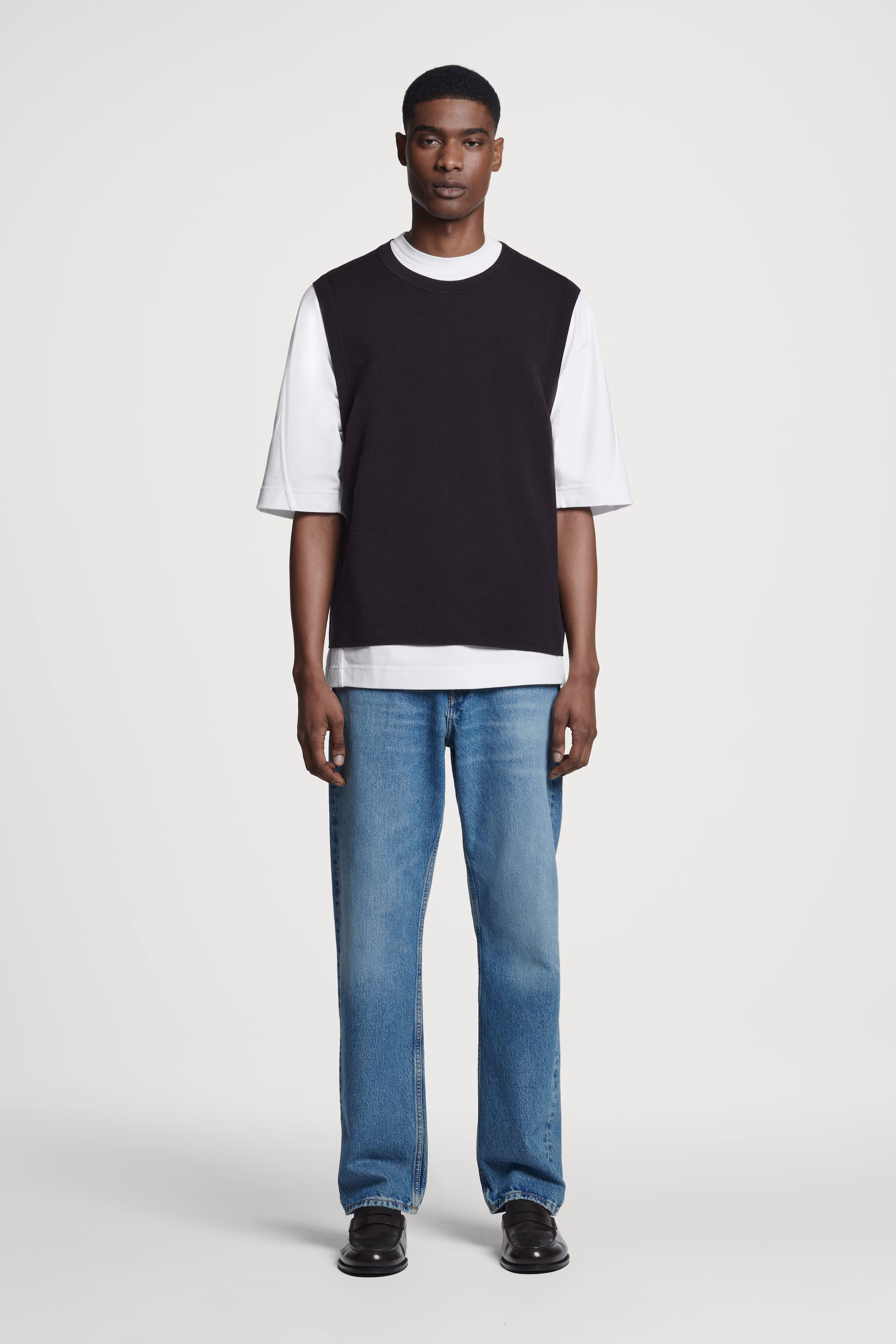 DOUBLE-FACED KNITTED TANK