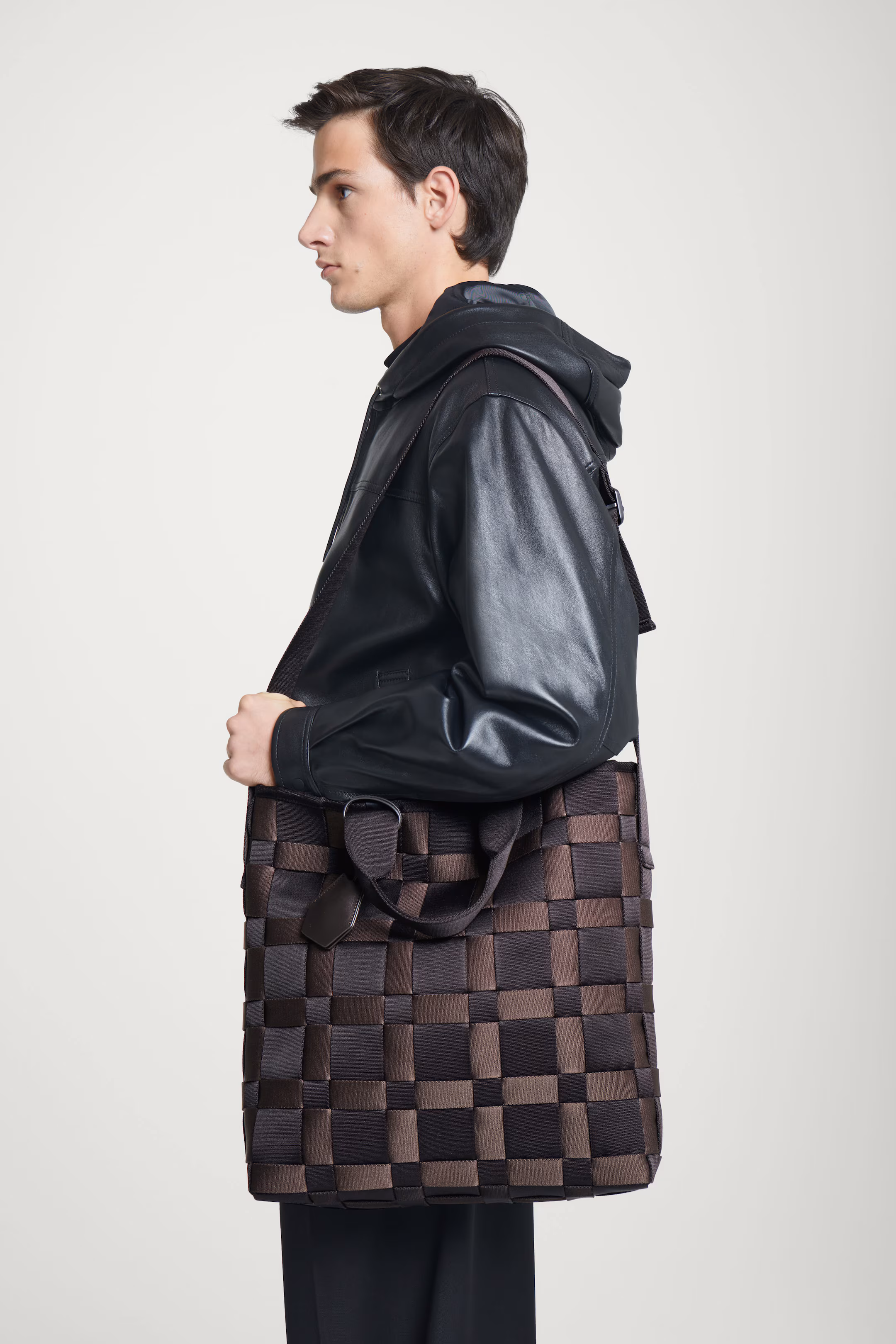 WOVEN TOTE BAG - WEBBING