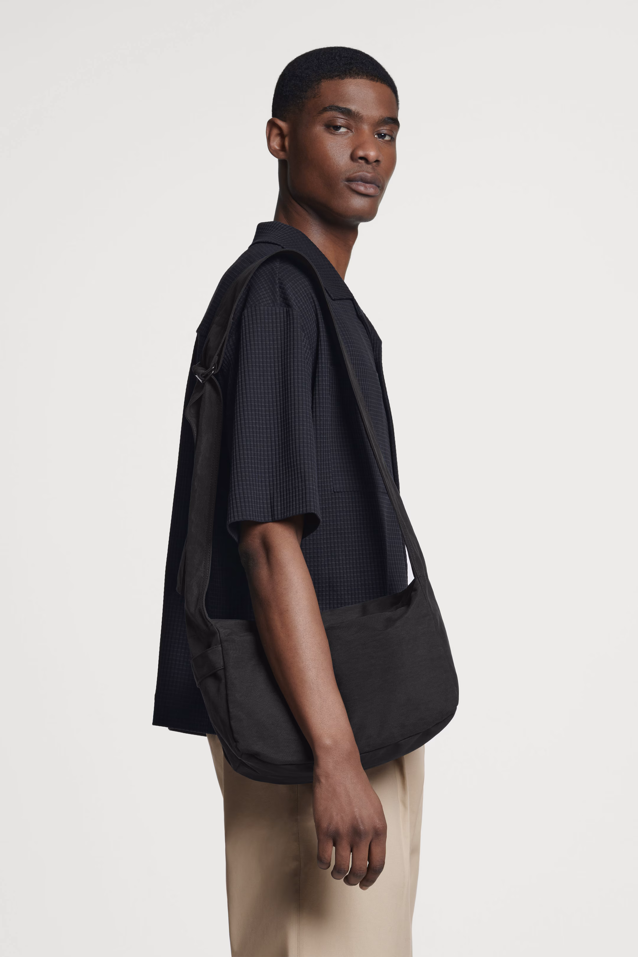 MINI SLOUCHY CROSSBODY BAG - NYLON