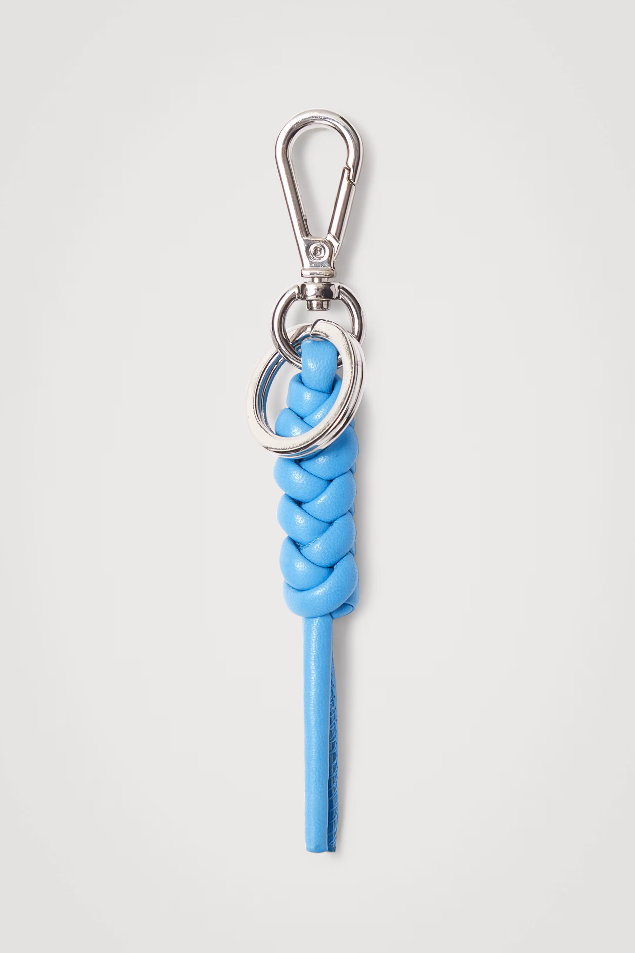 KNOTTED LEATHER KEYRING
