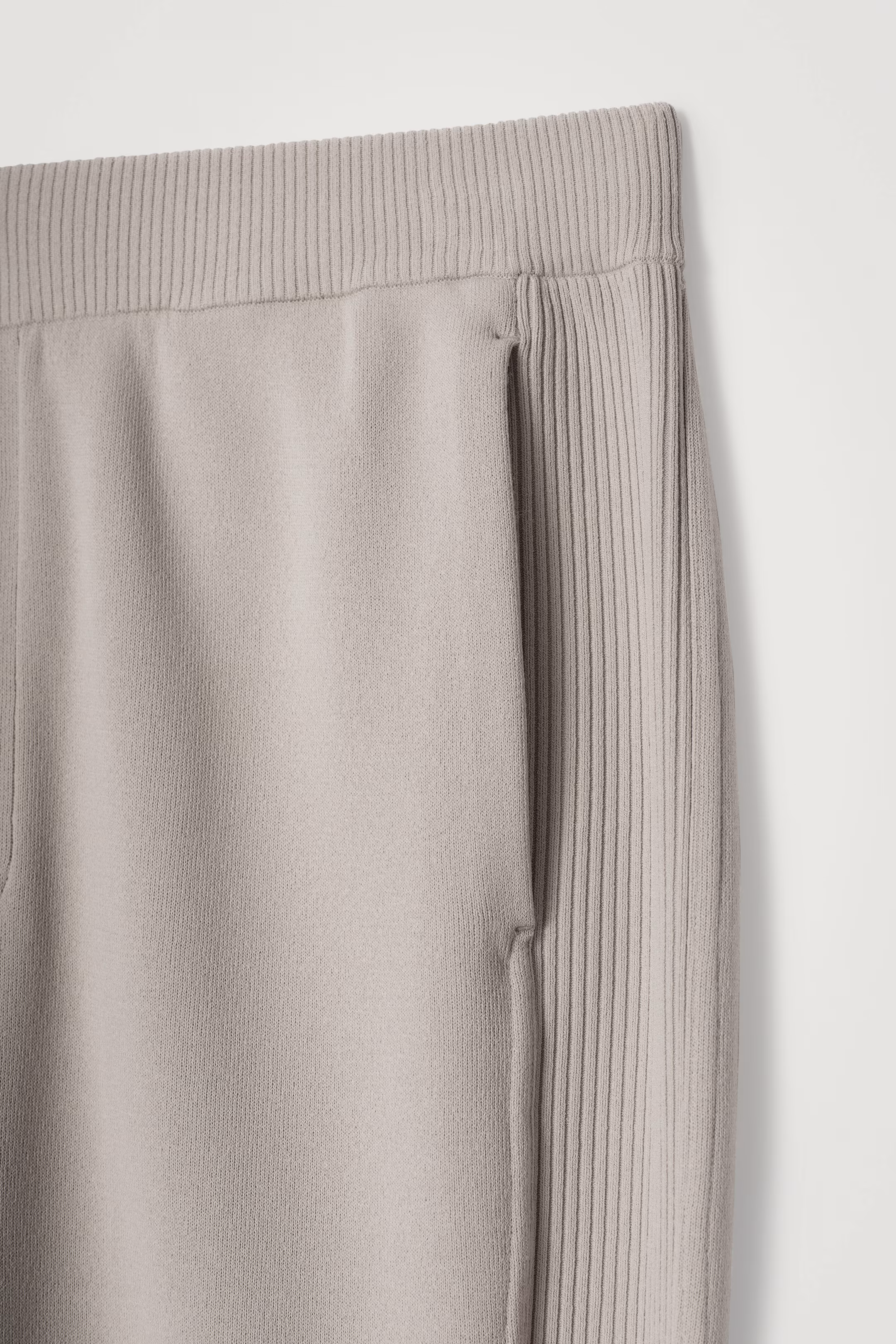 DOUBLE-FACED STRAIGHT-LEG TRACK PANTS