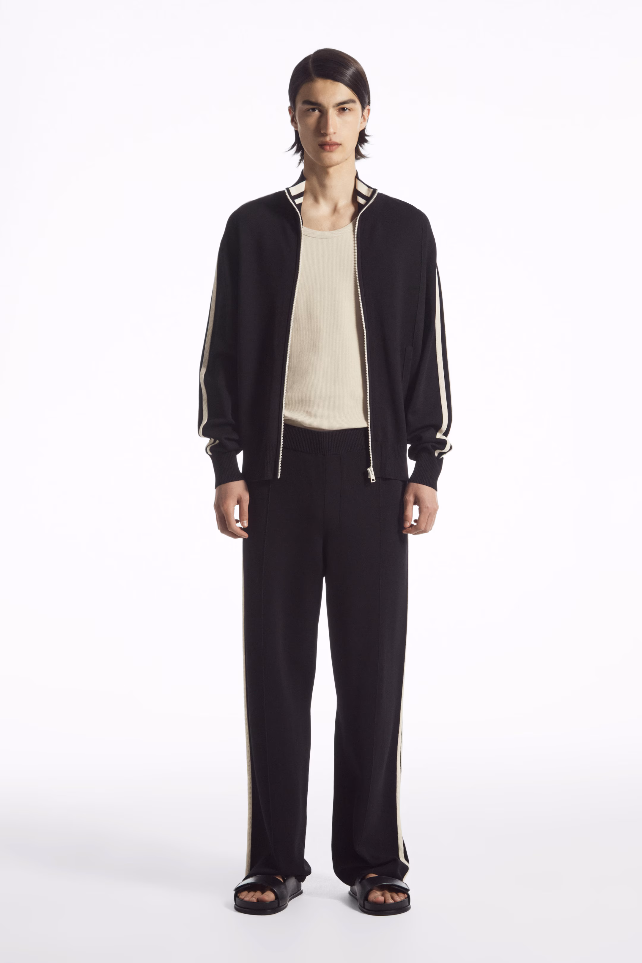 SLIM RIBBED COTTON TANK TOP