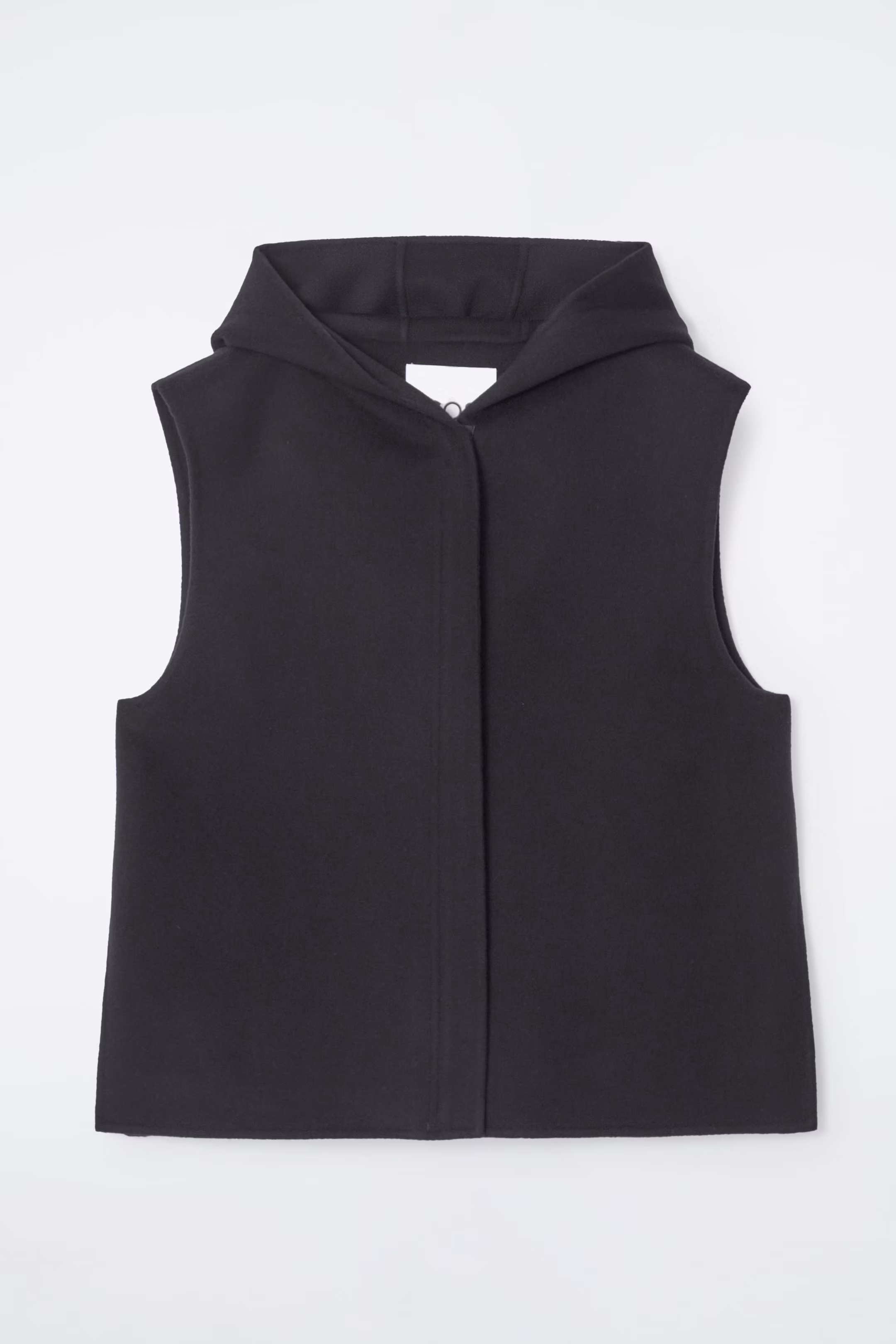 DOUBLE-FACED HYBRID HOODED GILET