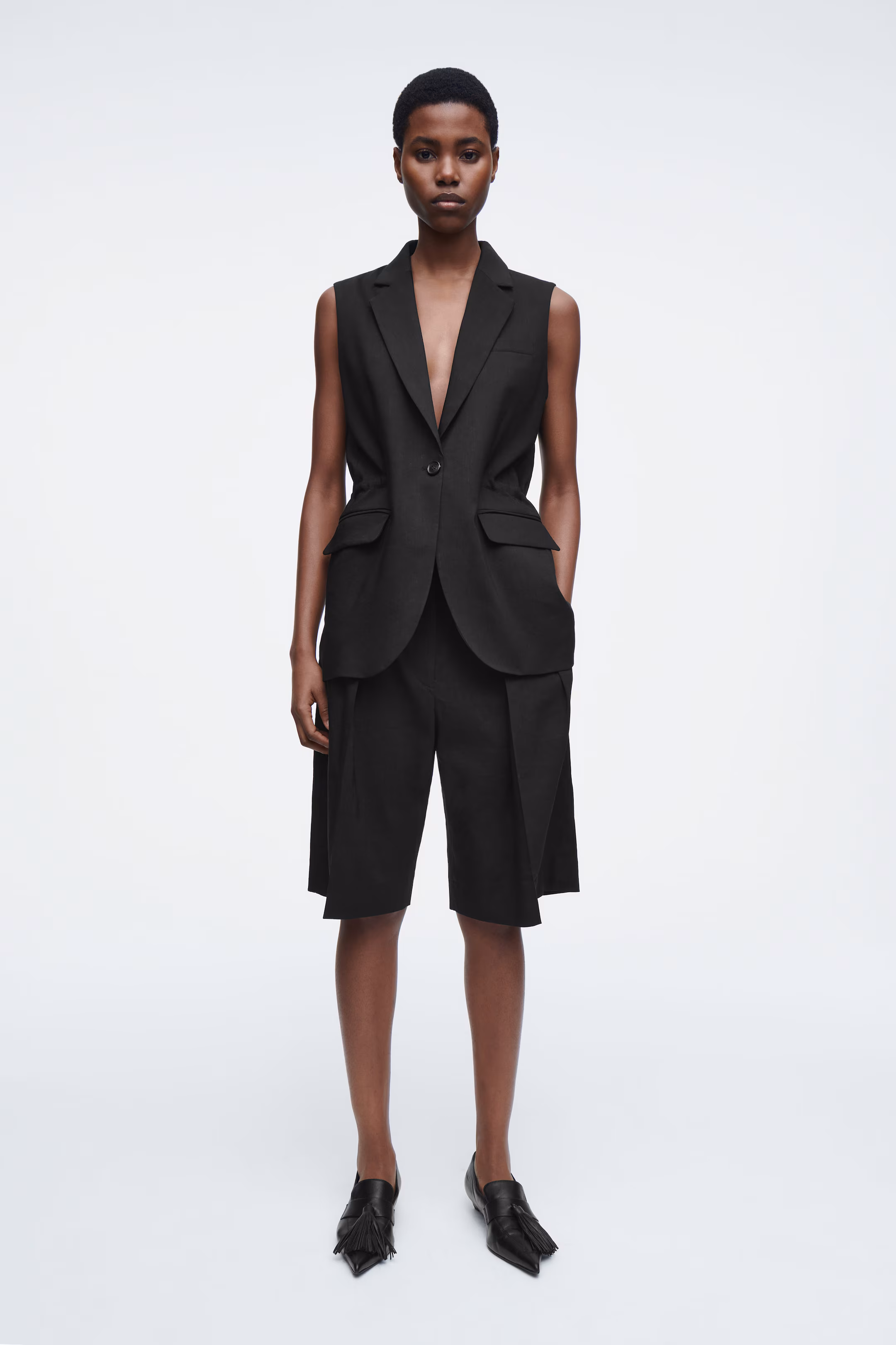 SLIM LINEN WAISTCOAT