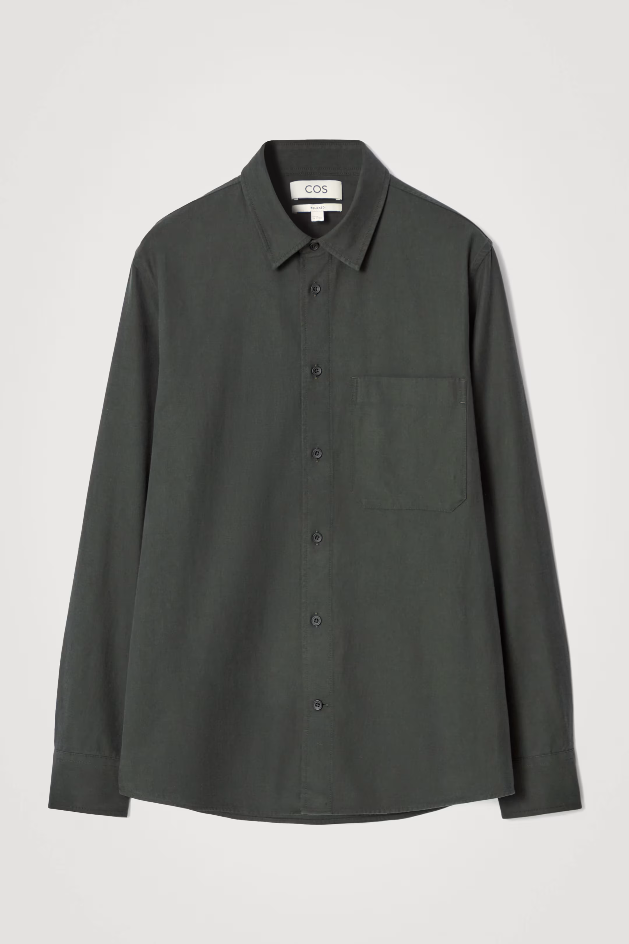 RELAXED BRUSHED COTTON-BLEND SHIRT