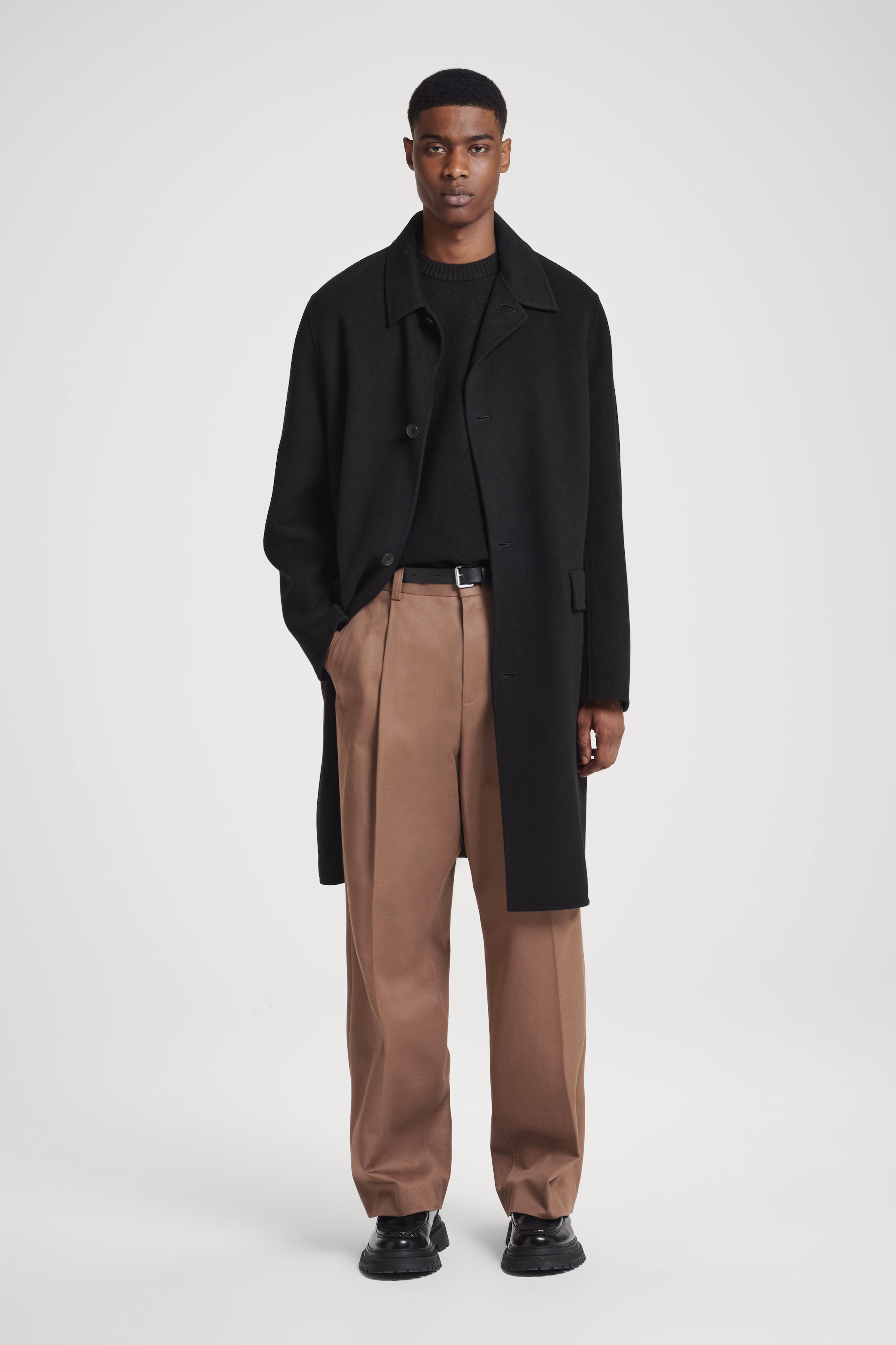 CHUNKY LEATHER DERBY SHOES