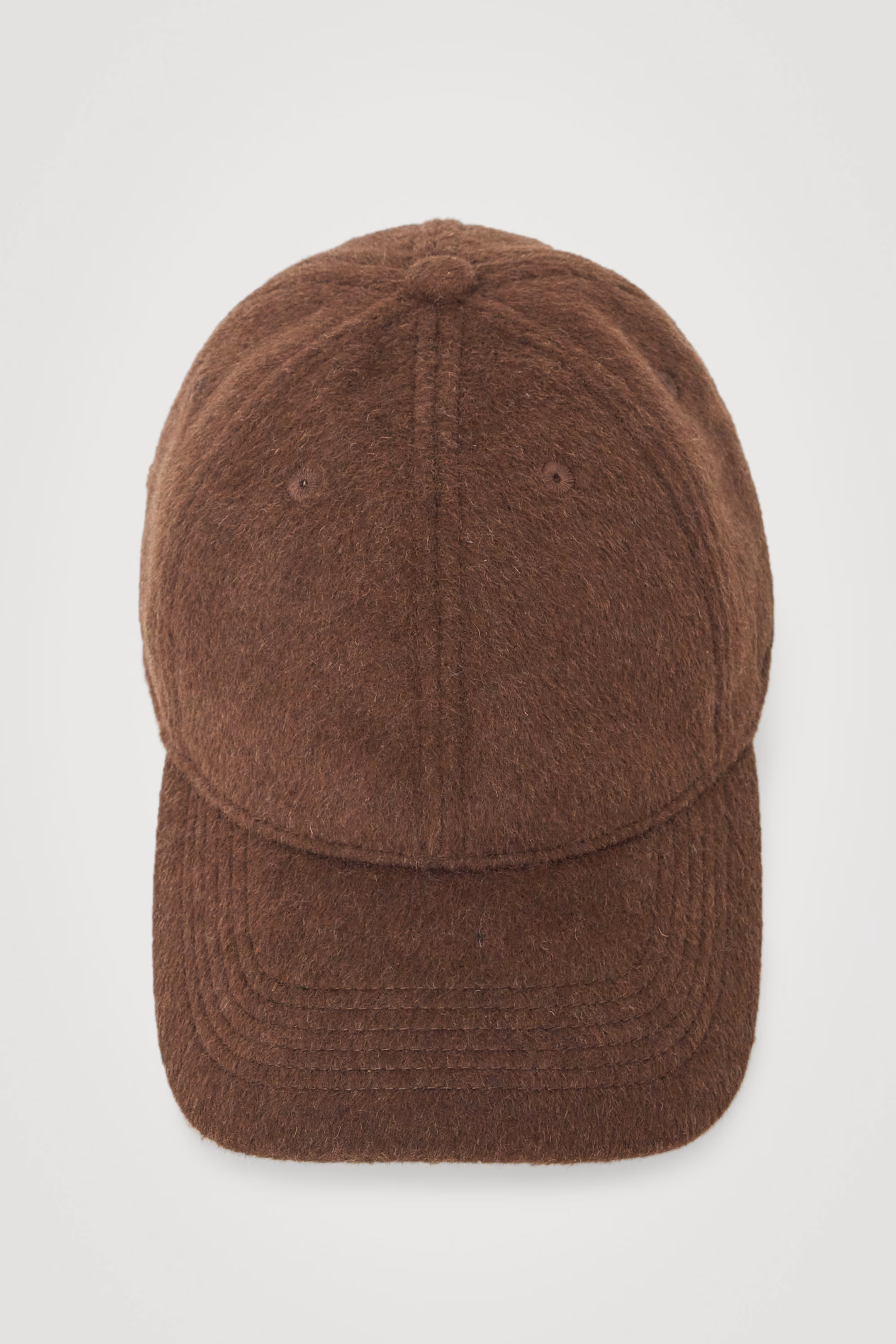 WOOL-BLEND BASEBALL CAP