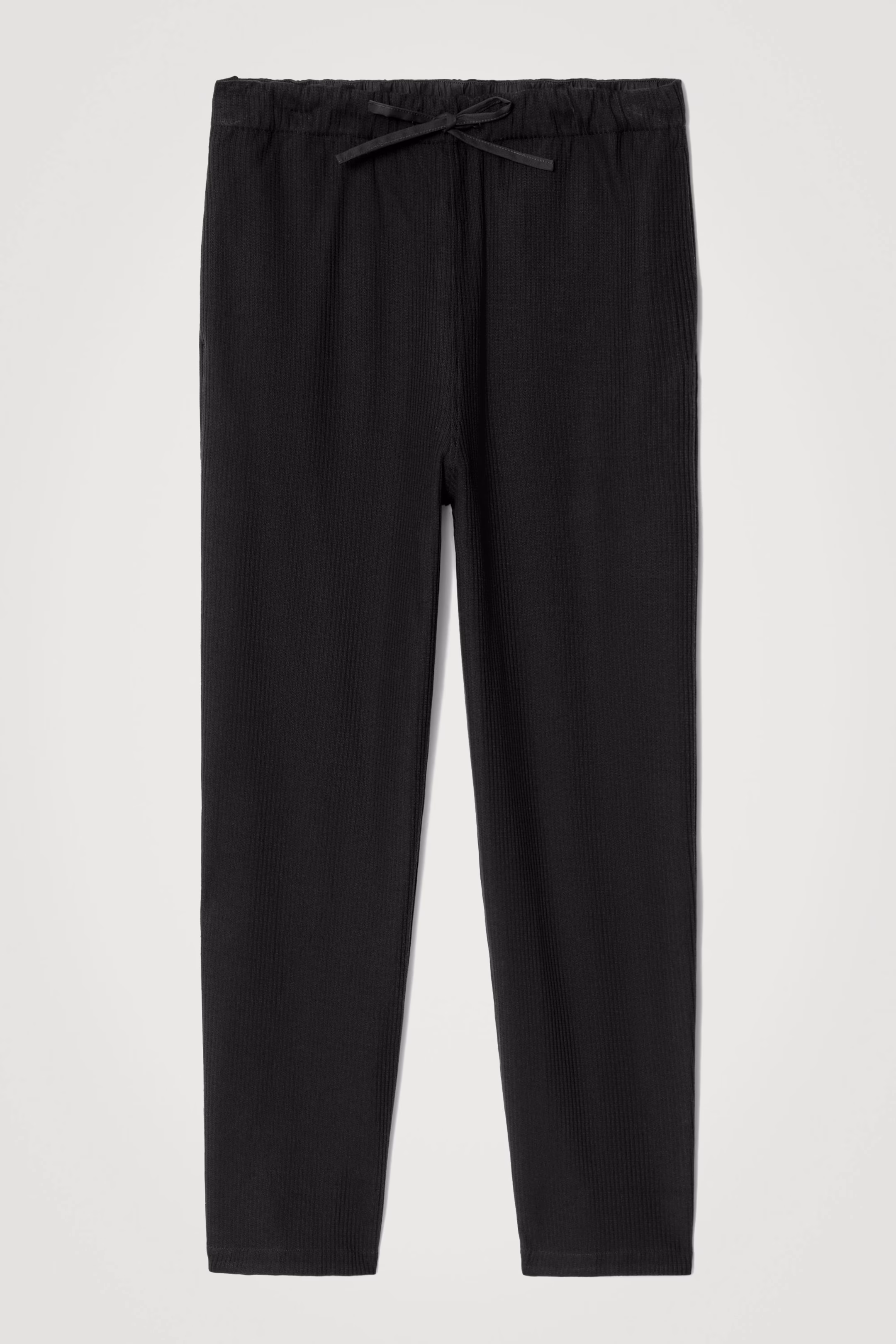 RIBBED JERSEY JOGGERS