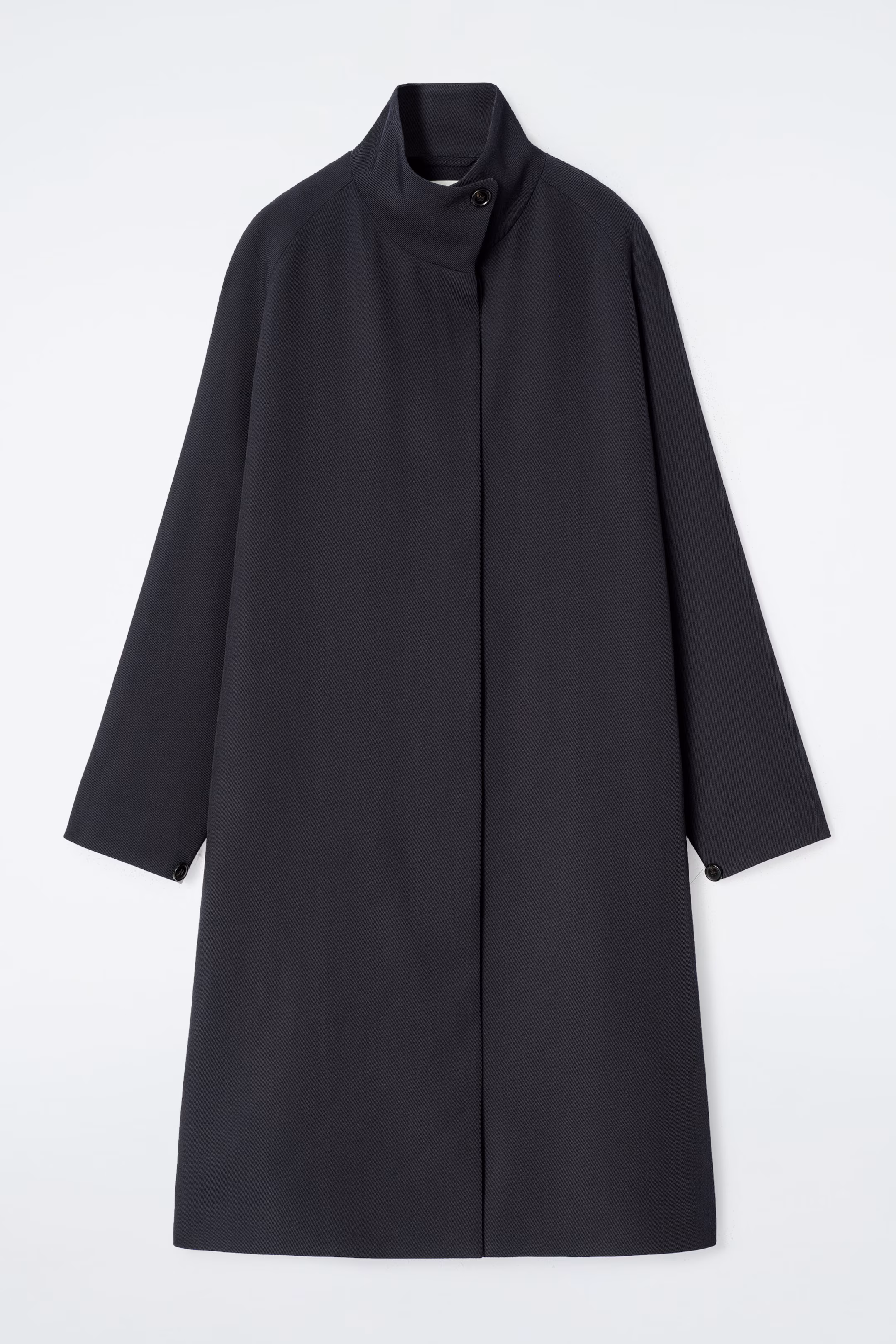 TRAPEZE WOOL-BLEND COAT
