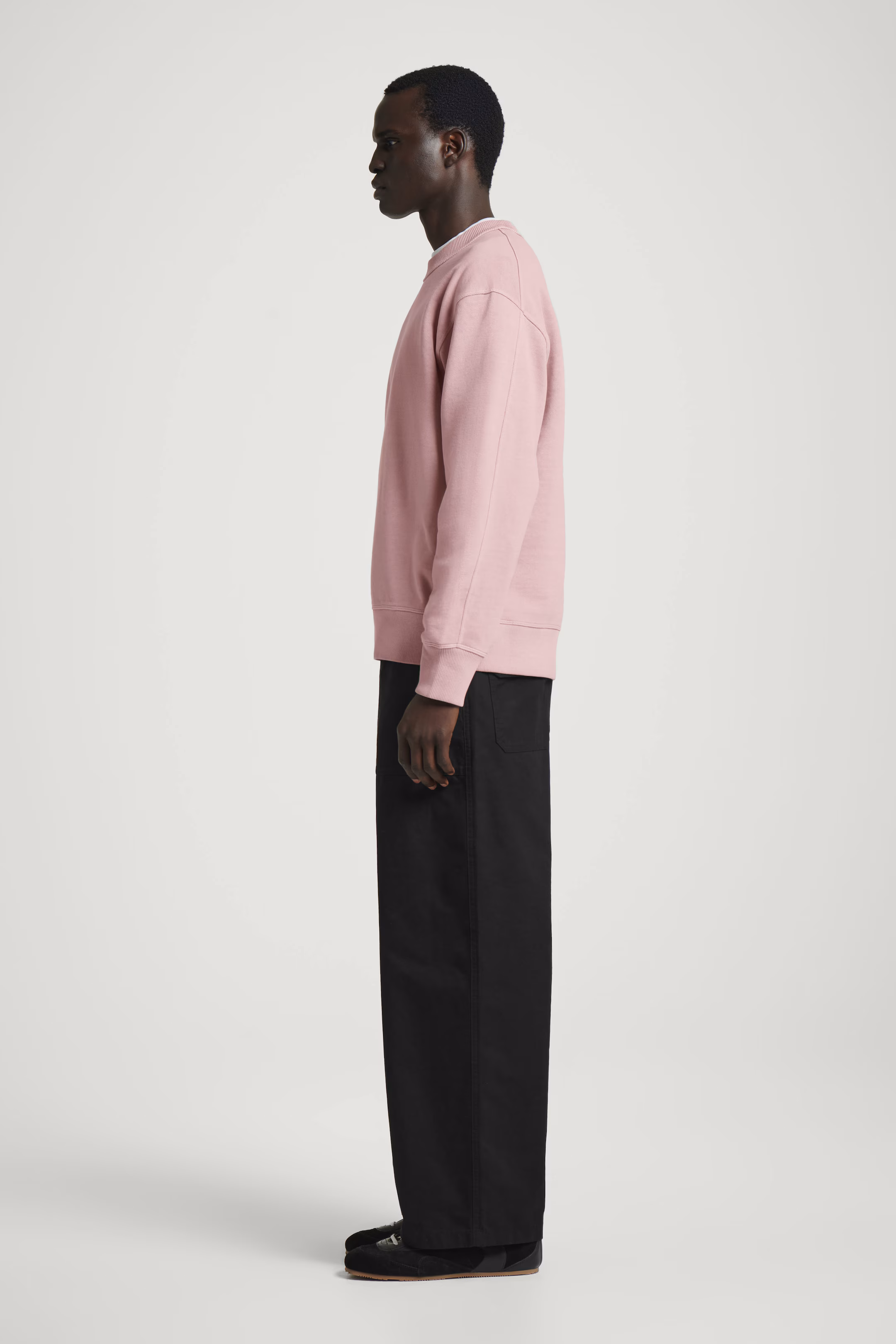 RELAXED WASHED-COTTON SWEATSHIRT