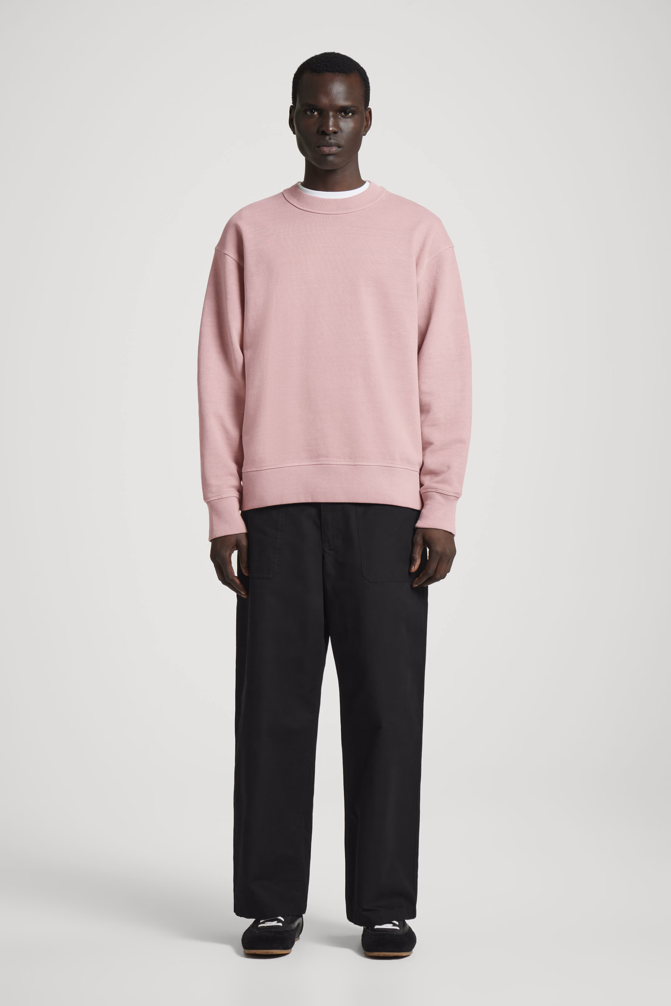 RELAXED WASHED-COTTON SWEATSHIRT