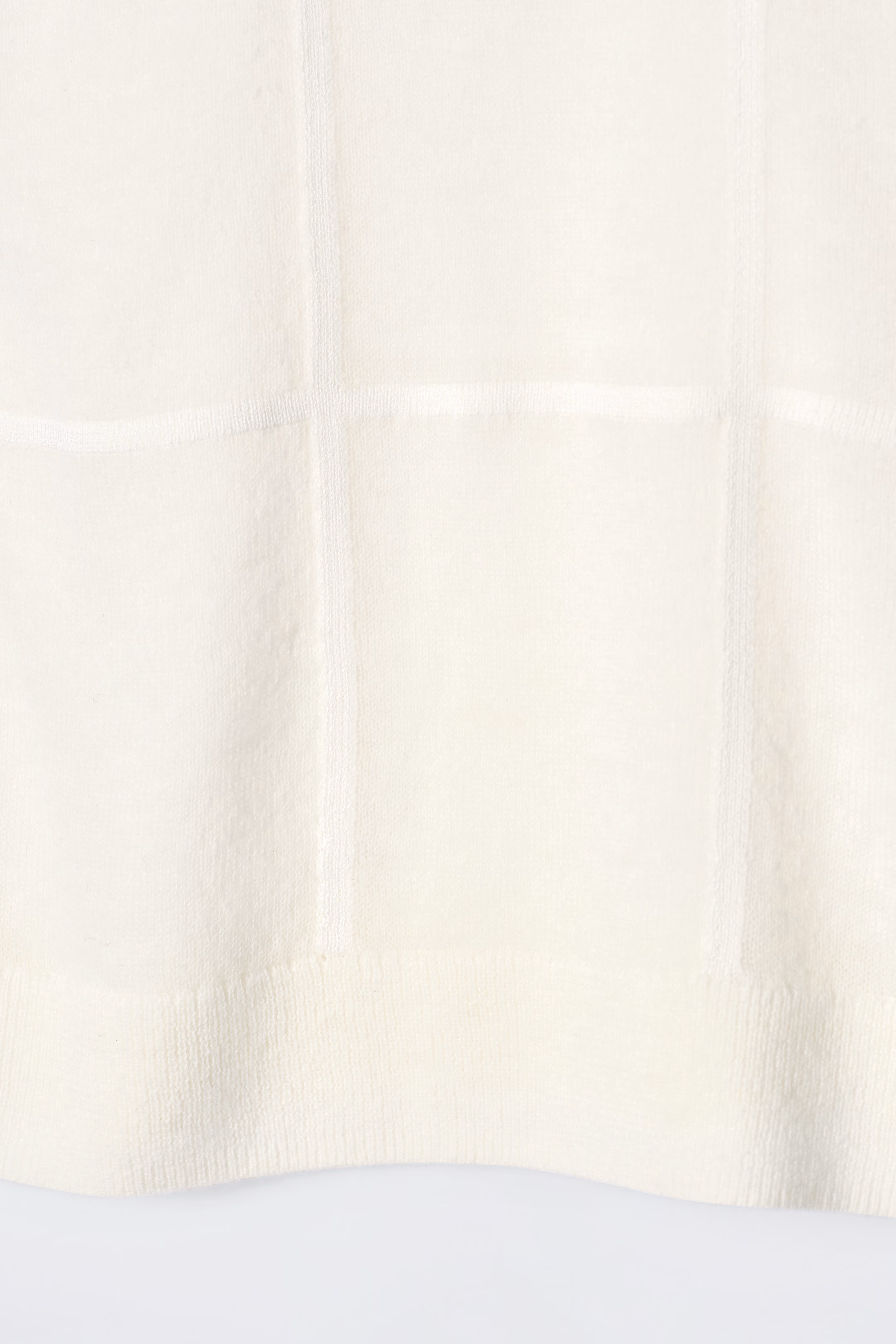 WINDOWPANE-CHECK VEST