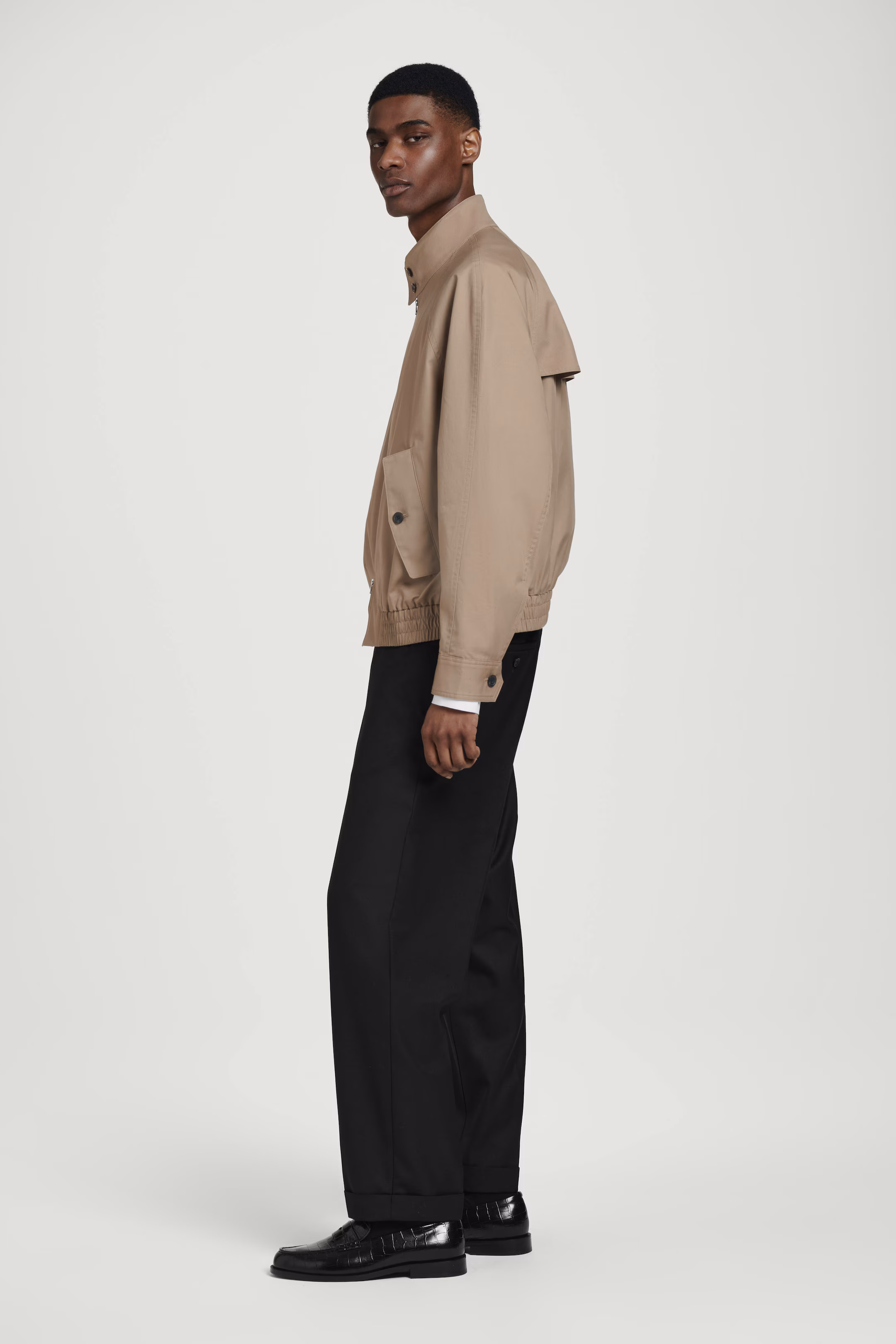 WATER-REPELLENT HARRINGTON JACKET