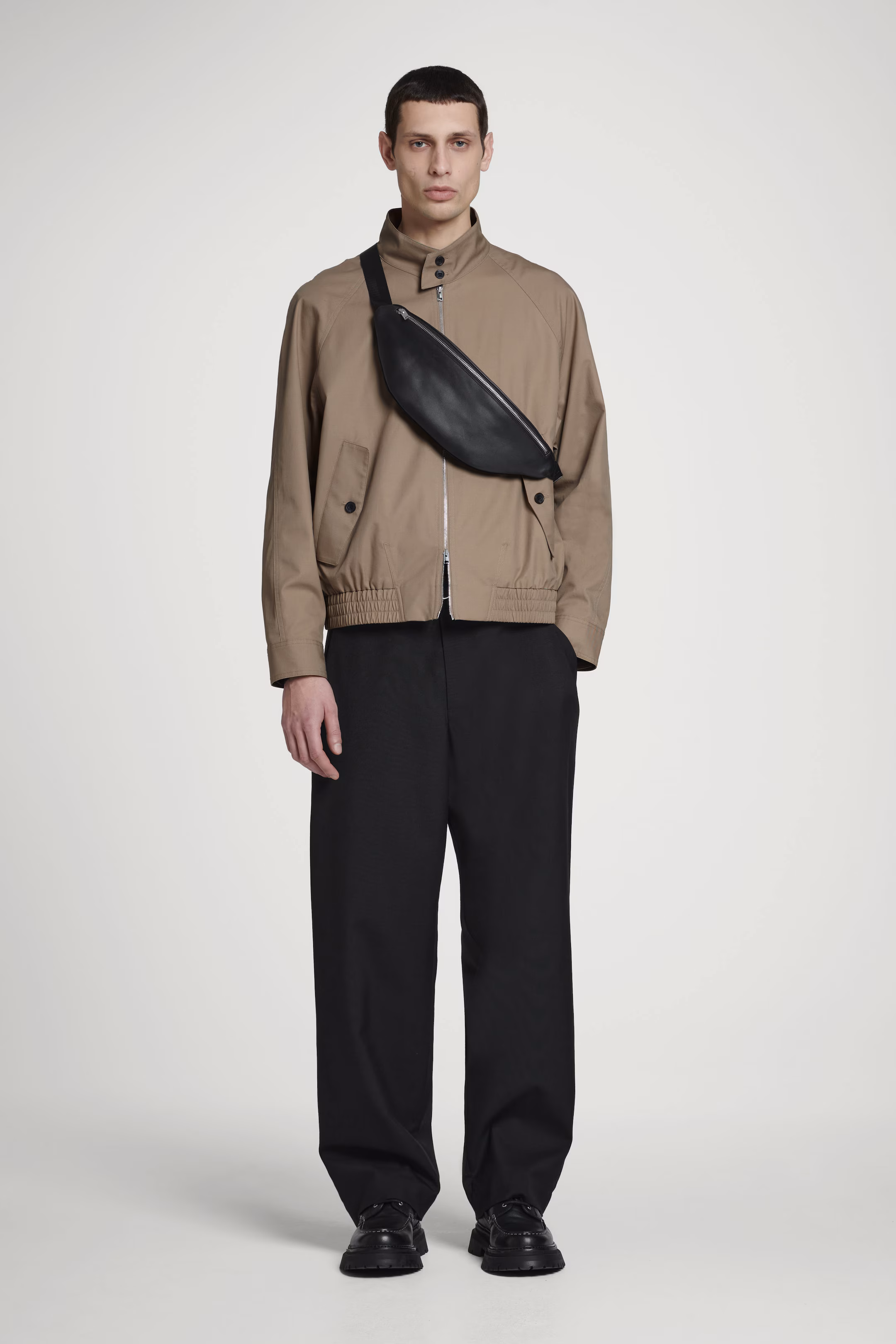 SLOUCHY CROSSBODY - LEATHER