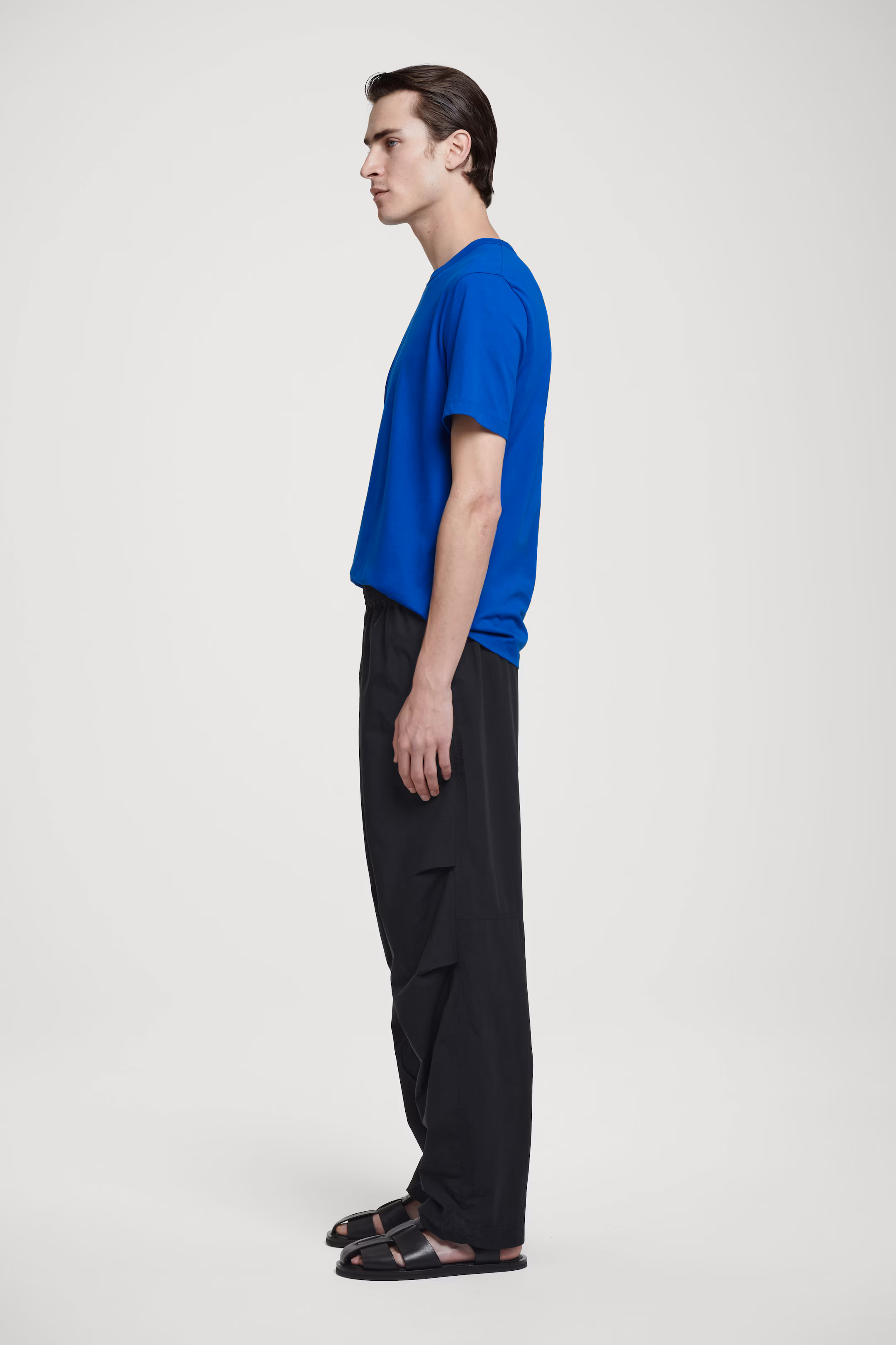 REGULAR LIGHTWEIGHT BRUSHED-COTTON T-SHIRT