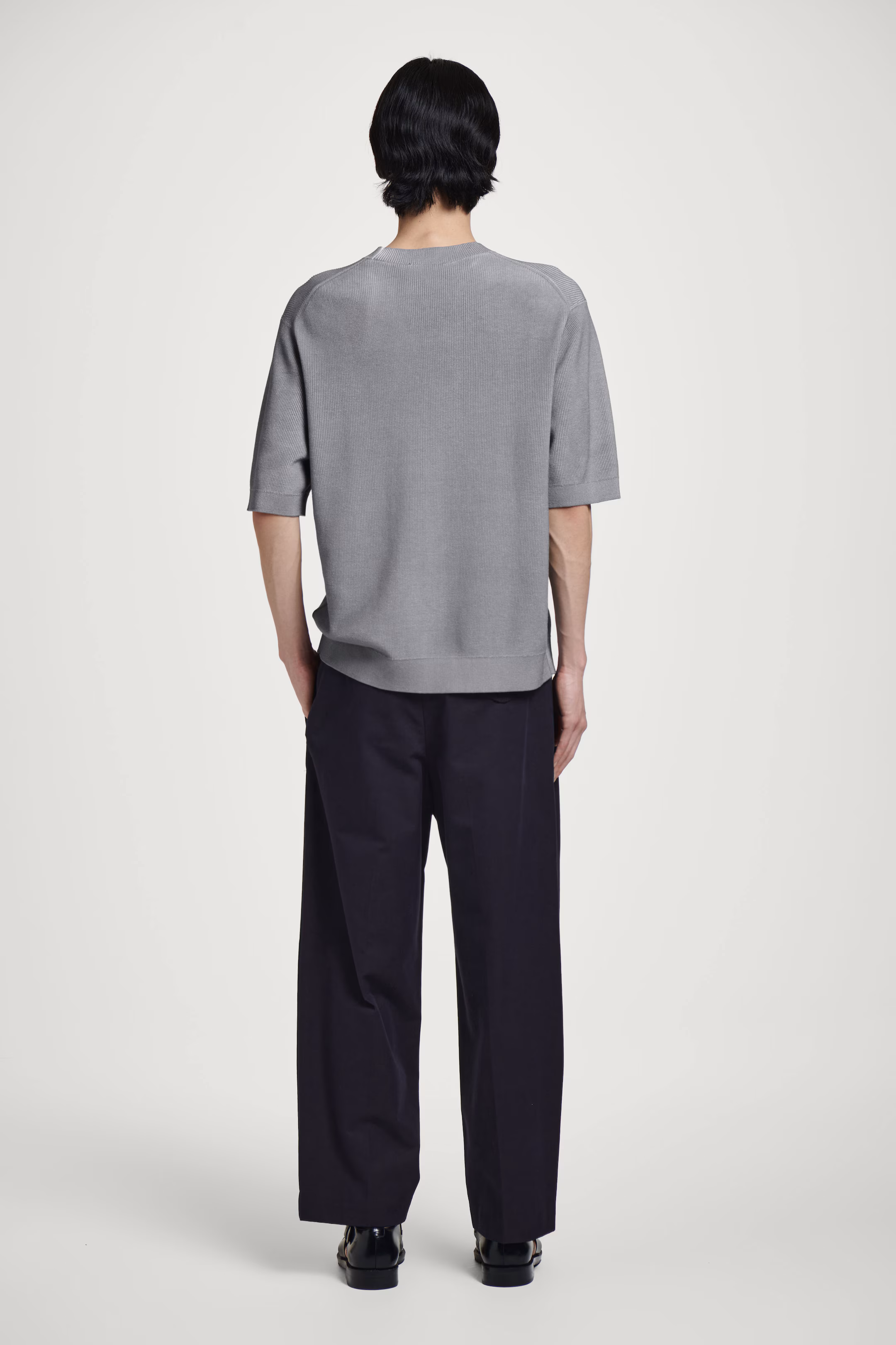 RELAXED PRINTED KNITTED T-SHIRT