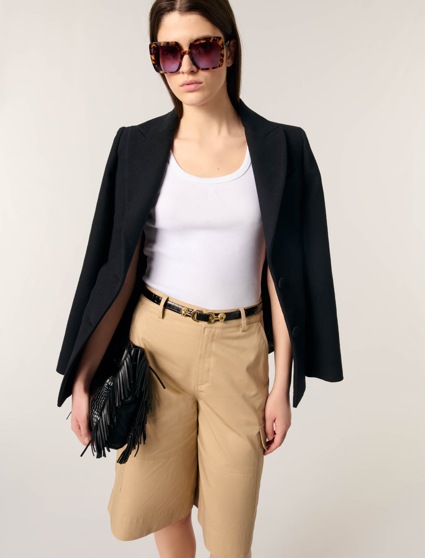 Cotton Bermuda shorts