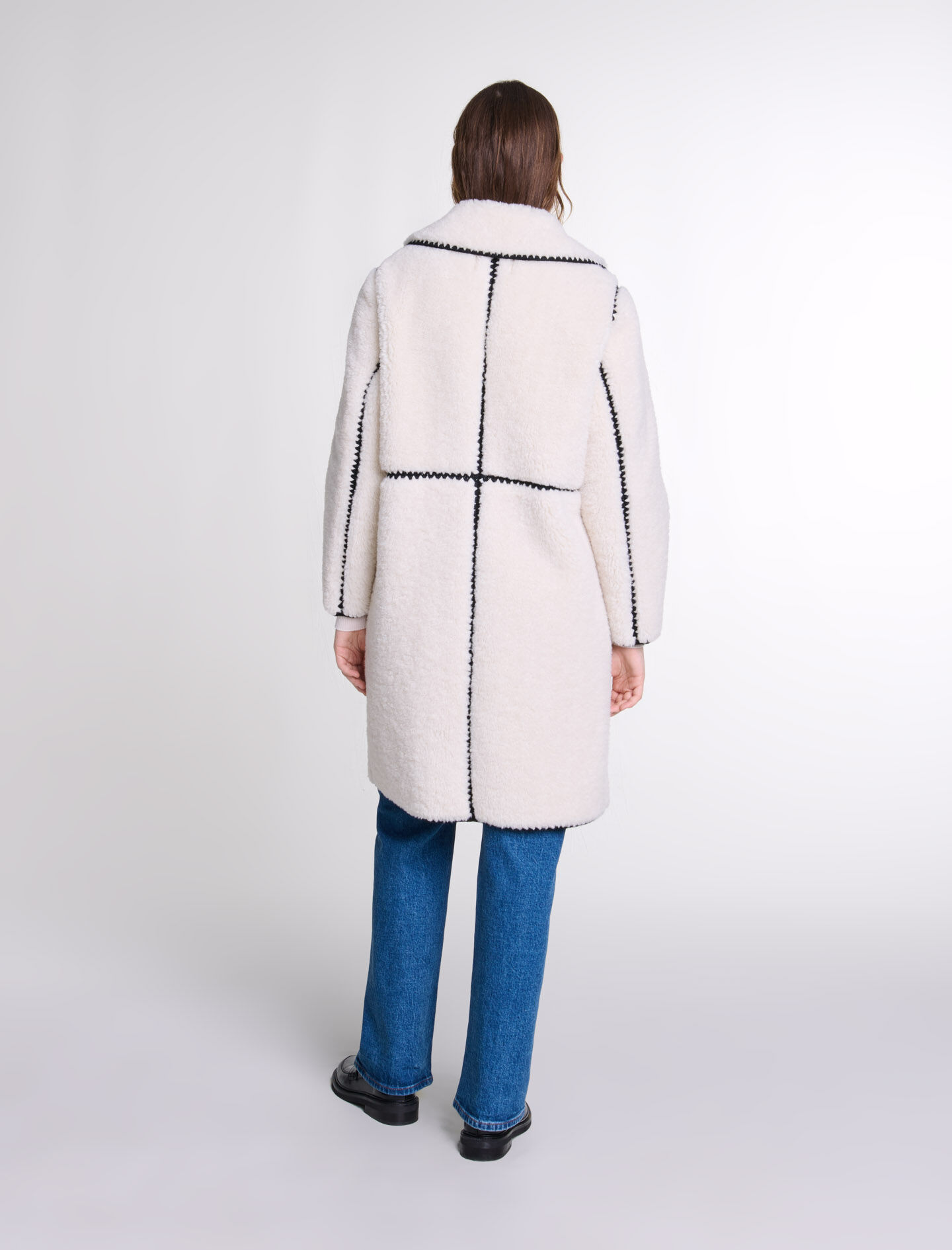 Mid-length fleece coat