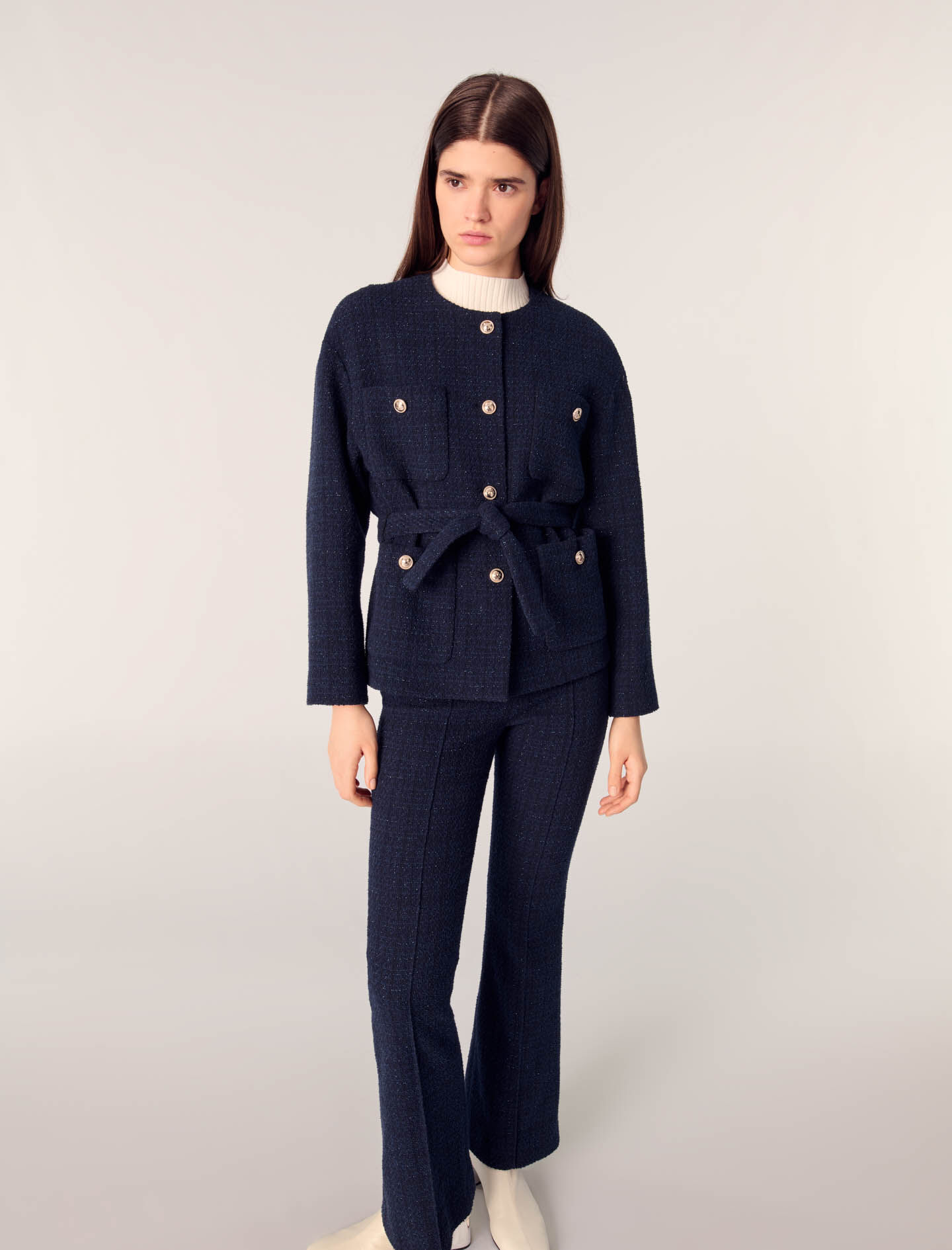 4-pocket tweed jacket