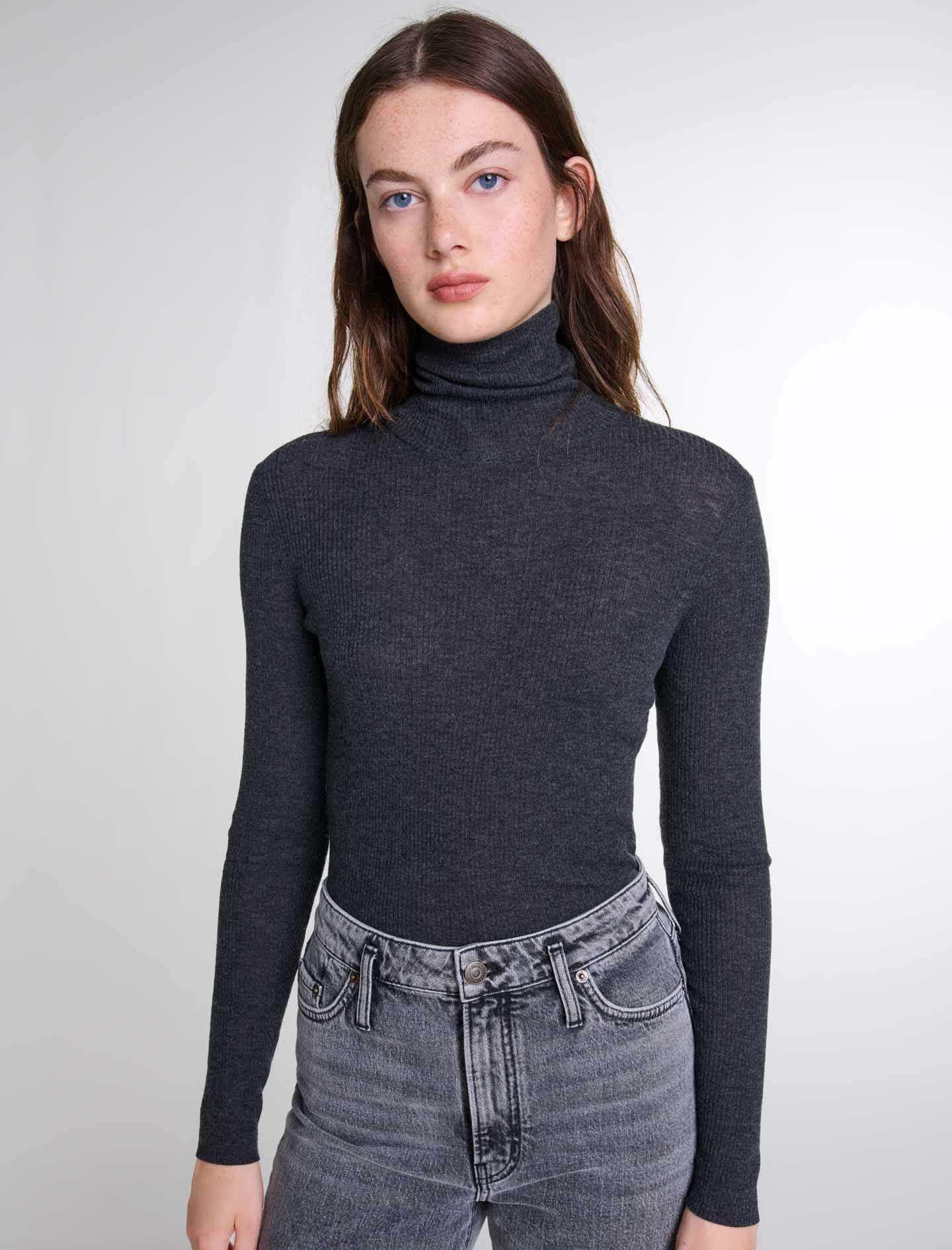 Wool and silk jumper