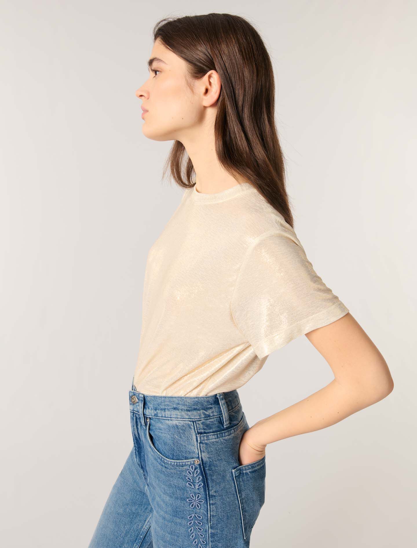 Lamé T-shirt