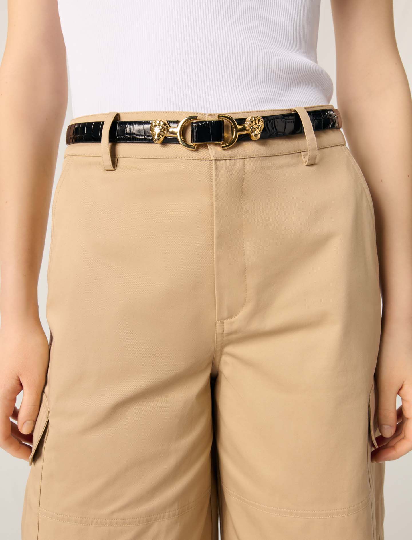 Cotton Bermuda shorts
