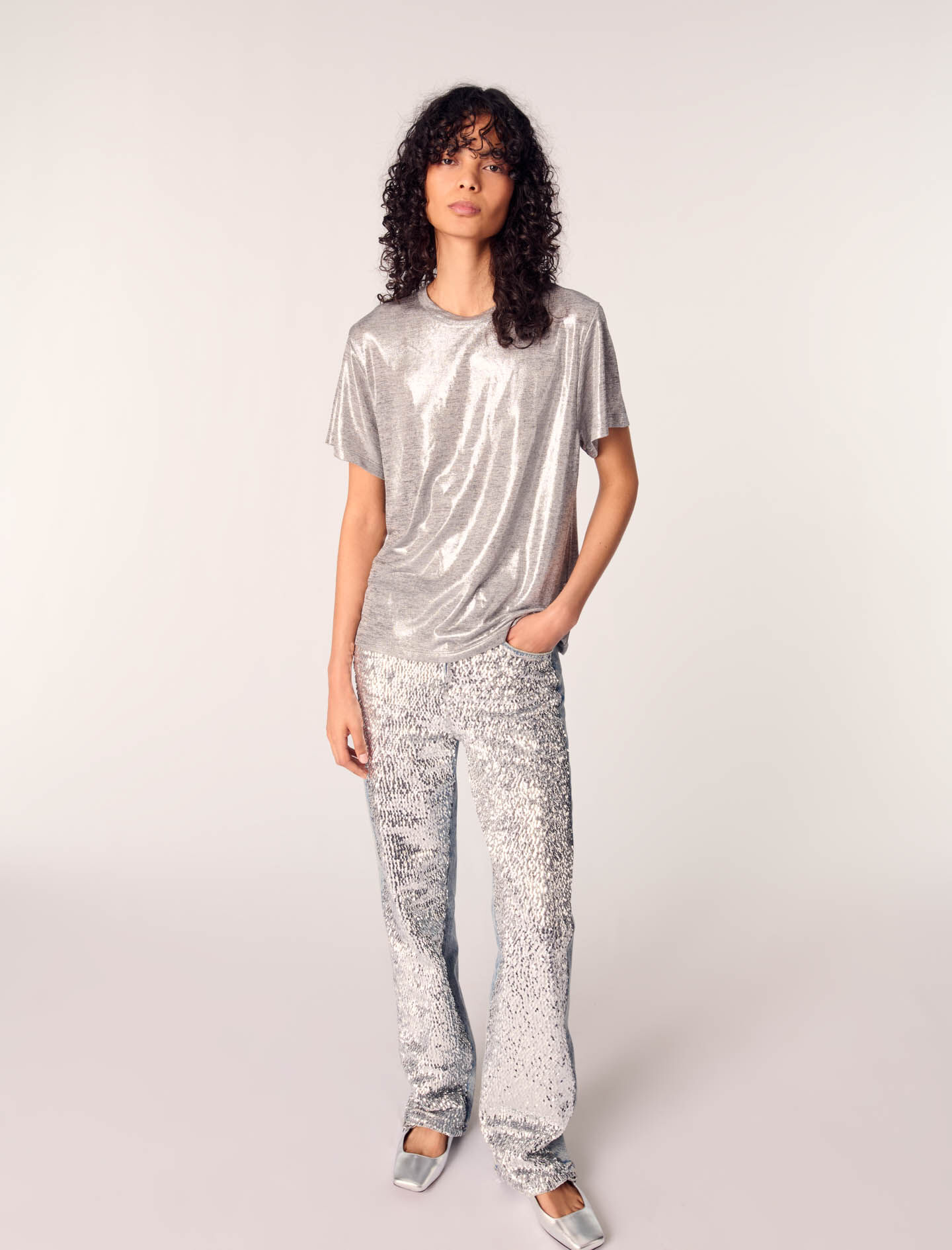 Lamé T-shirt
