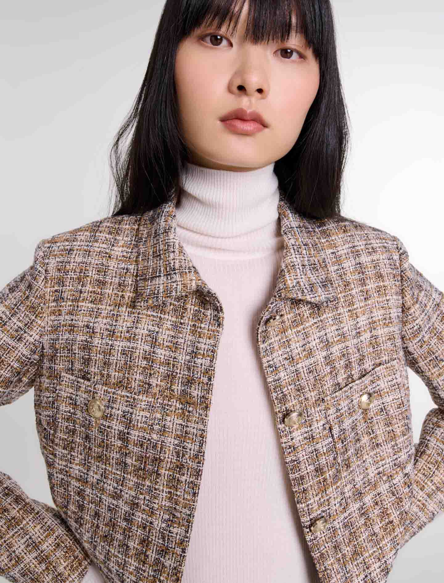 Short tweed jacket