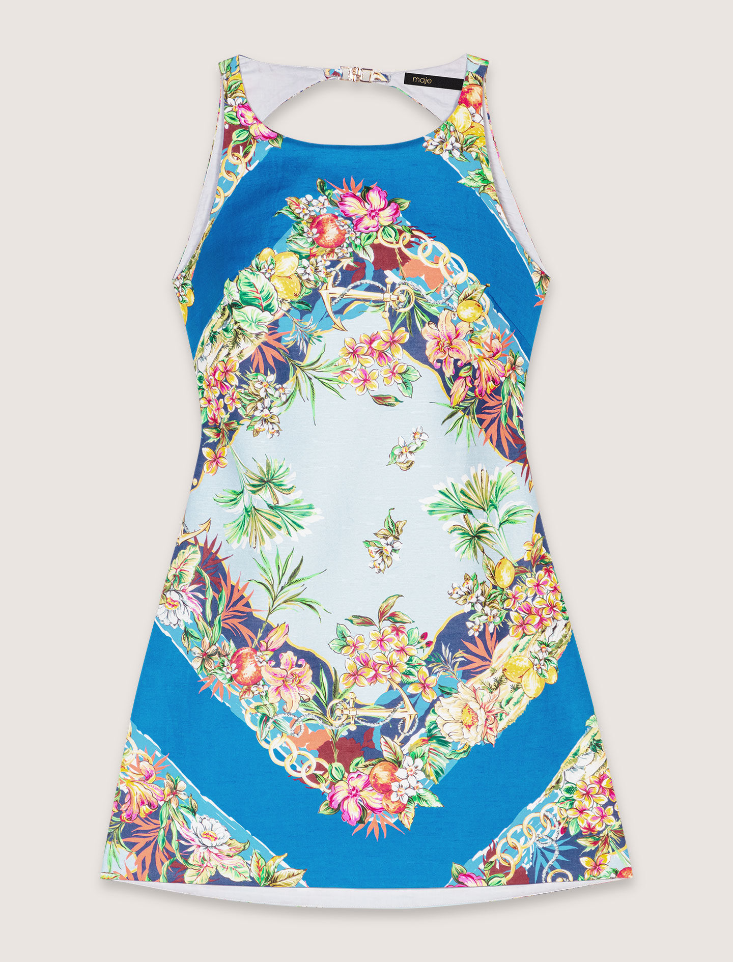 Patterned shift dress