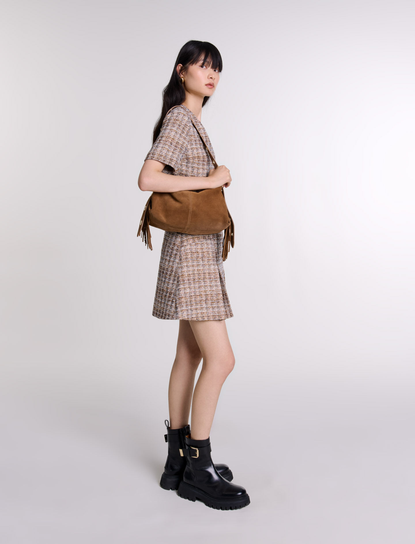 Short tweed dress