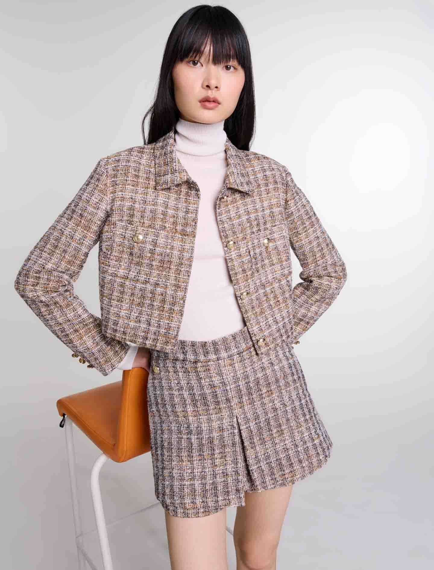 Short tweed jacket