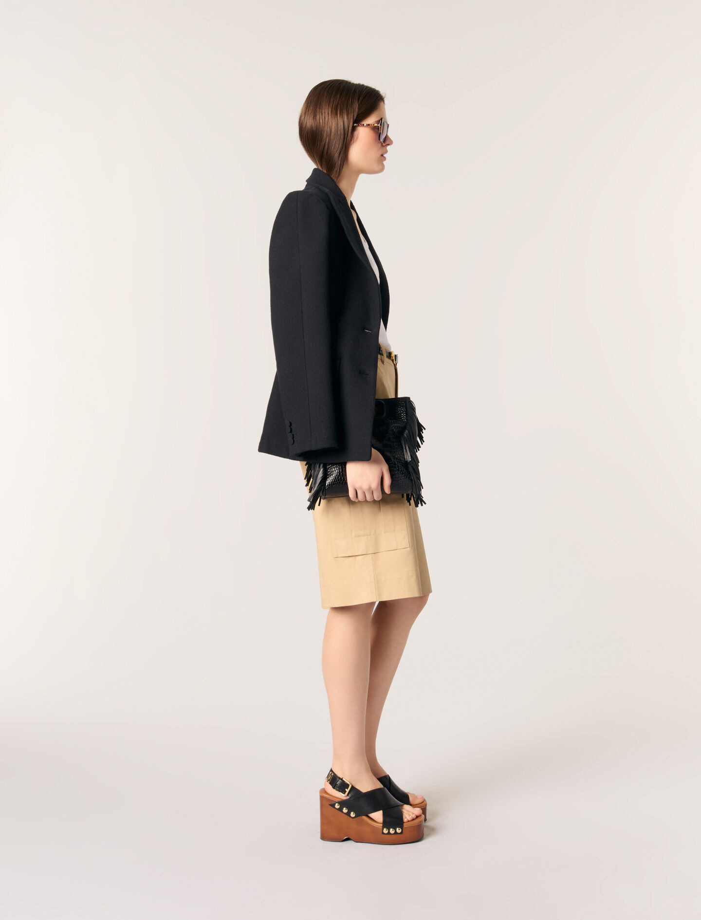 Cotton Bermuda shorts