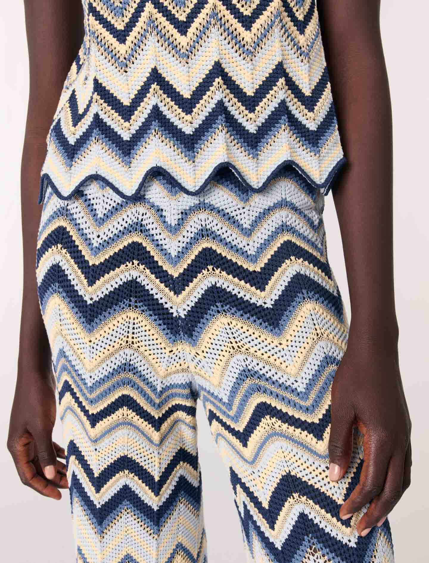 Crochet trousers
