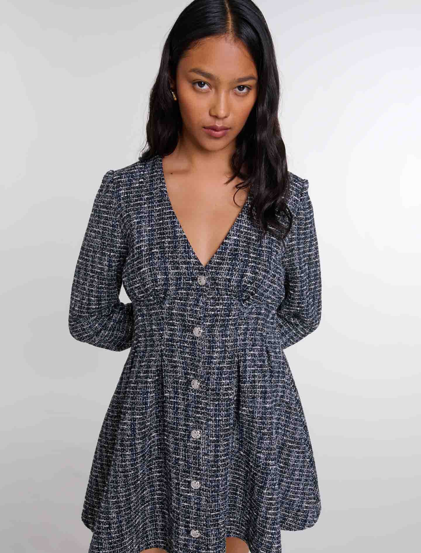 Short tweed dress