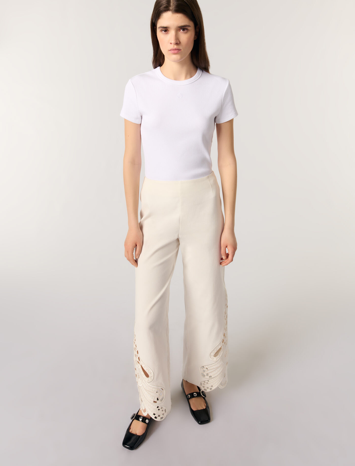 Embroidered trousers