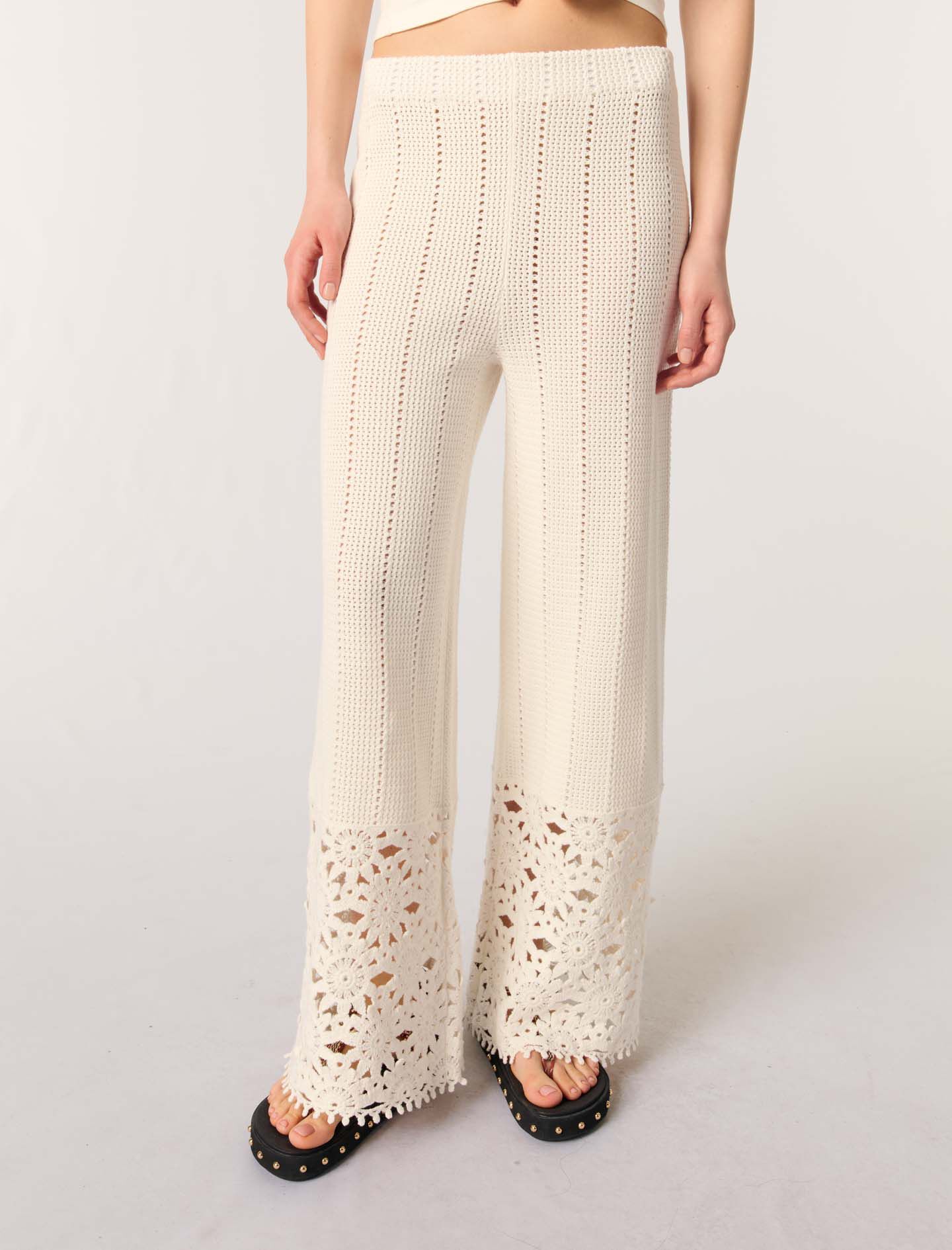 Crochet trousers