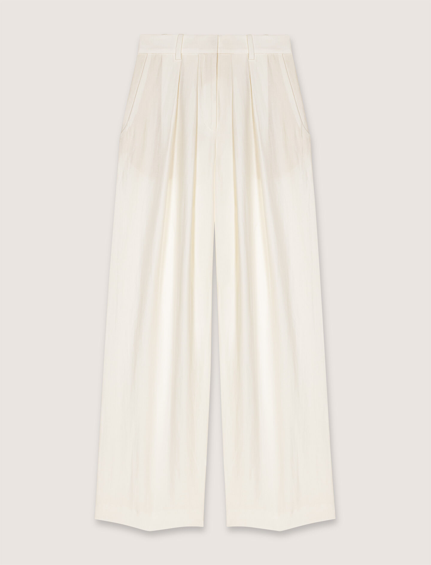 Wide-leg suit trousers